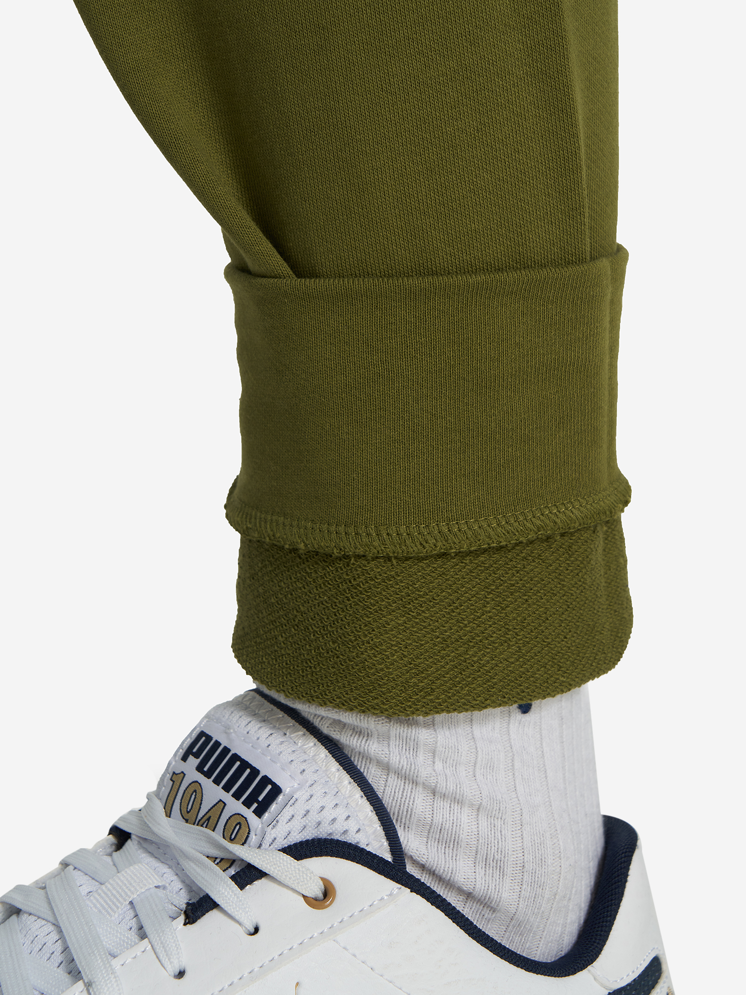 фото Брюки мужские puma better essentials, зеленый