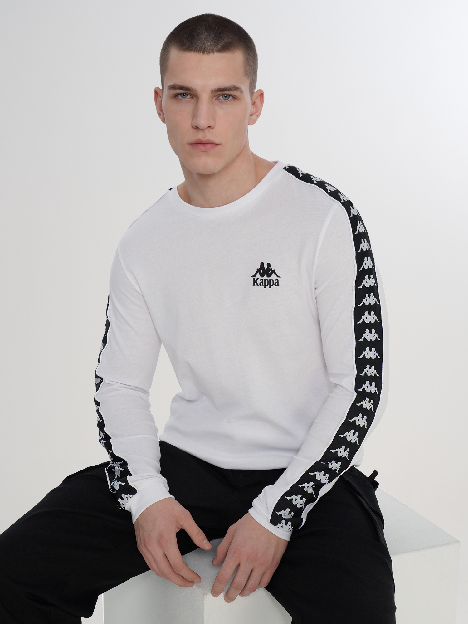 Изображение товара Lонгслив мужской Kappa Banda d'Origini Белый