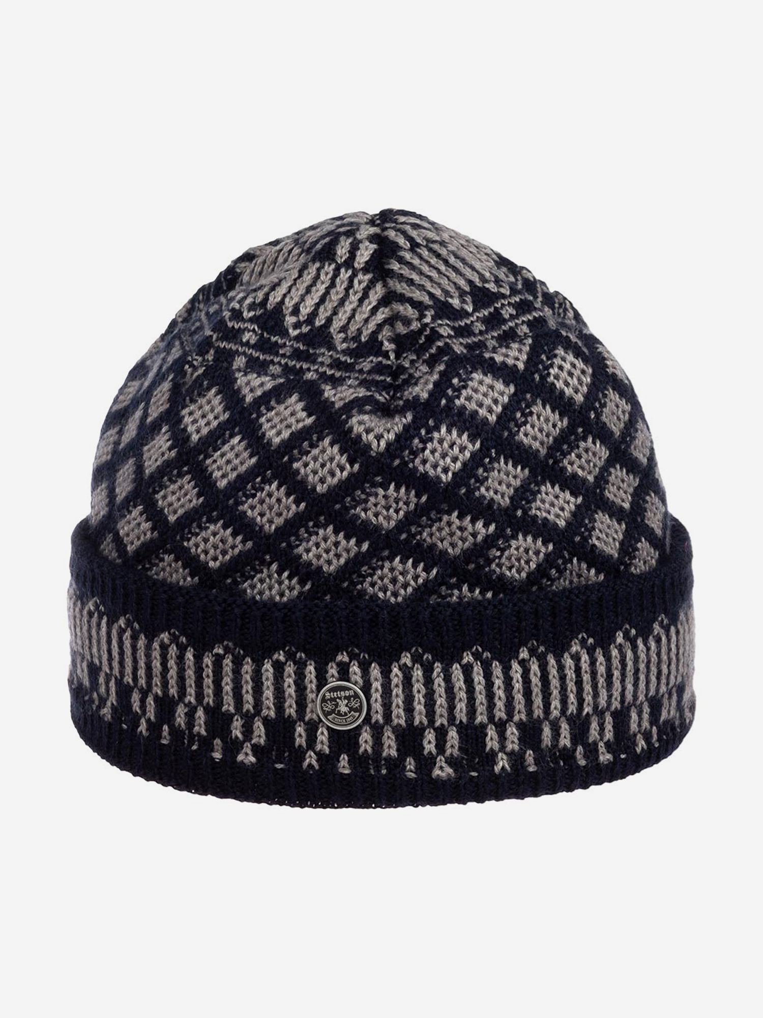 Шапка с отворотом STETSON 8599353 BEANIE WOOL/ACRYLIC (серый), Серый 02-624XDOXS9Z-05, размер Без размера - фото 3