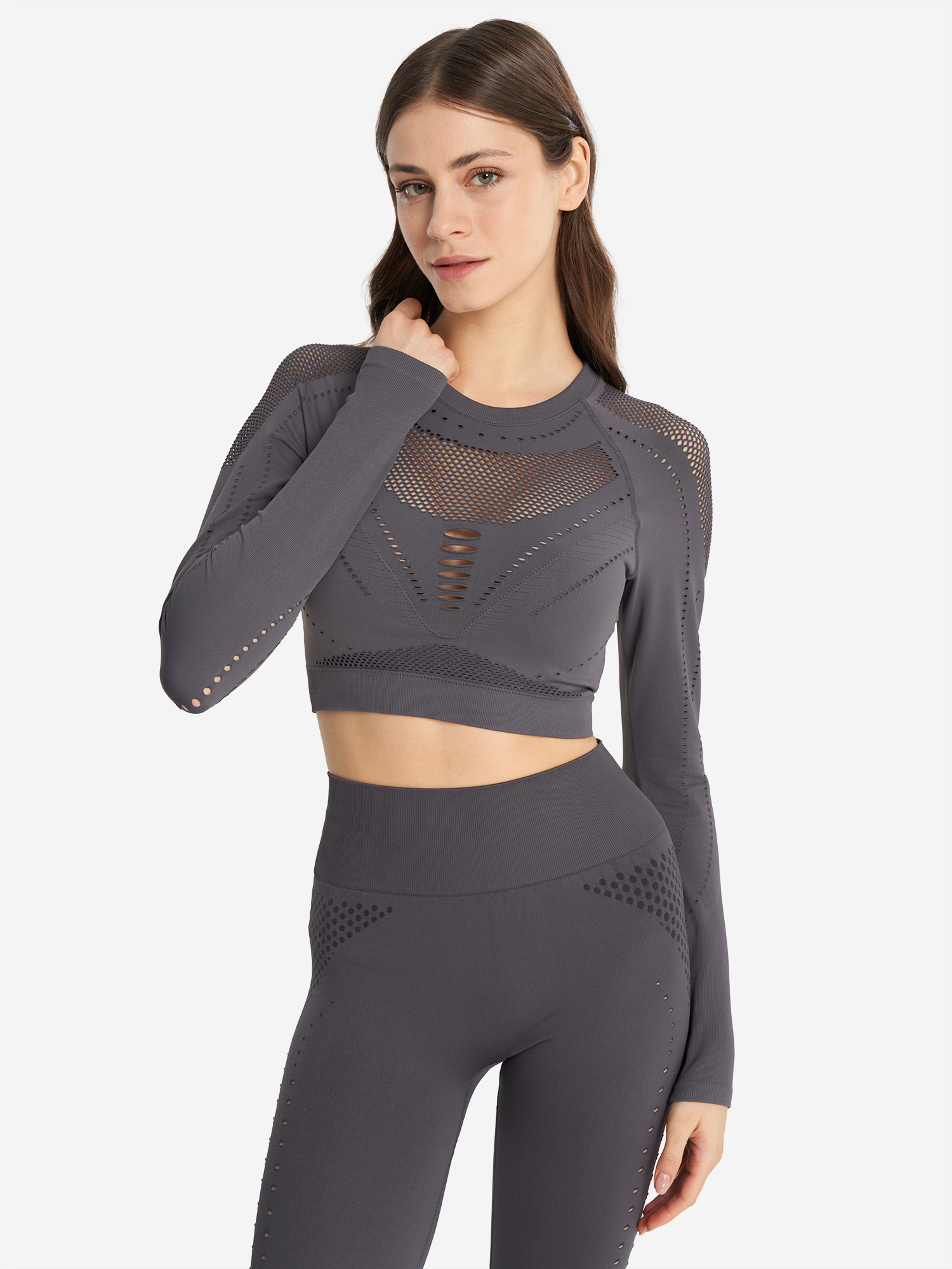 

Лонгслив женский Sensana, Коричневый