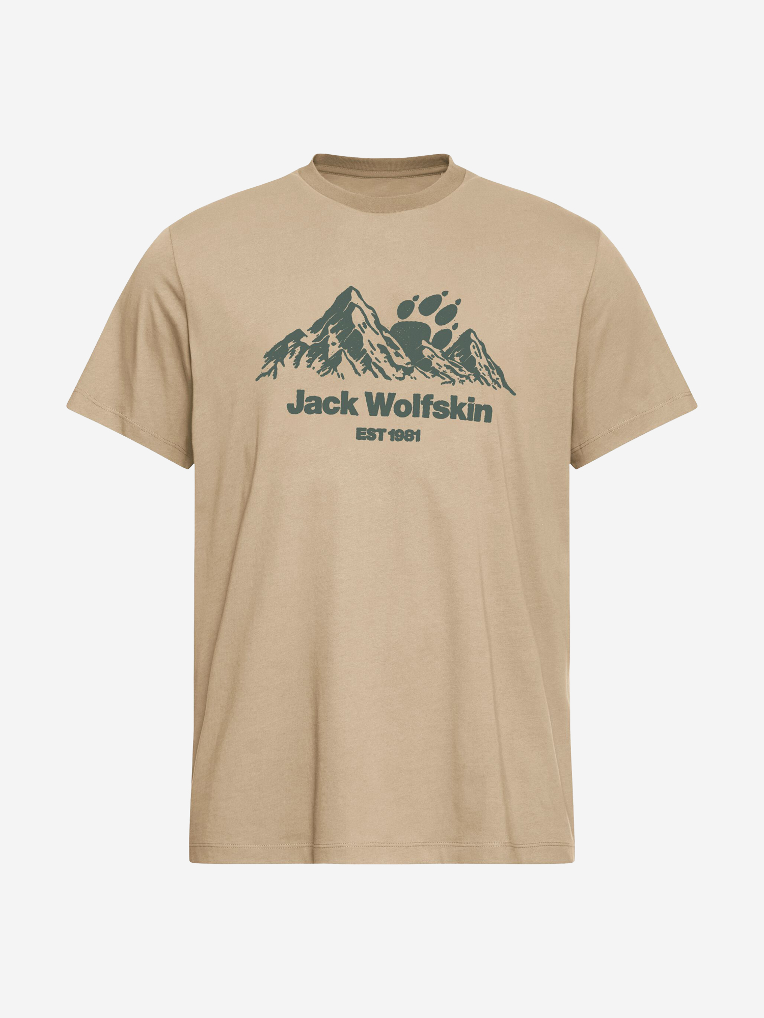 Изображение товара Jack Wolfskin Carefree футболка мужская короткий рукав хлопок прямой покрой