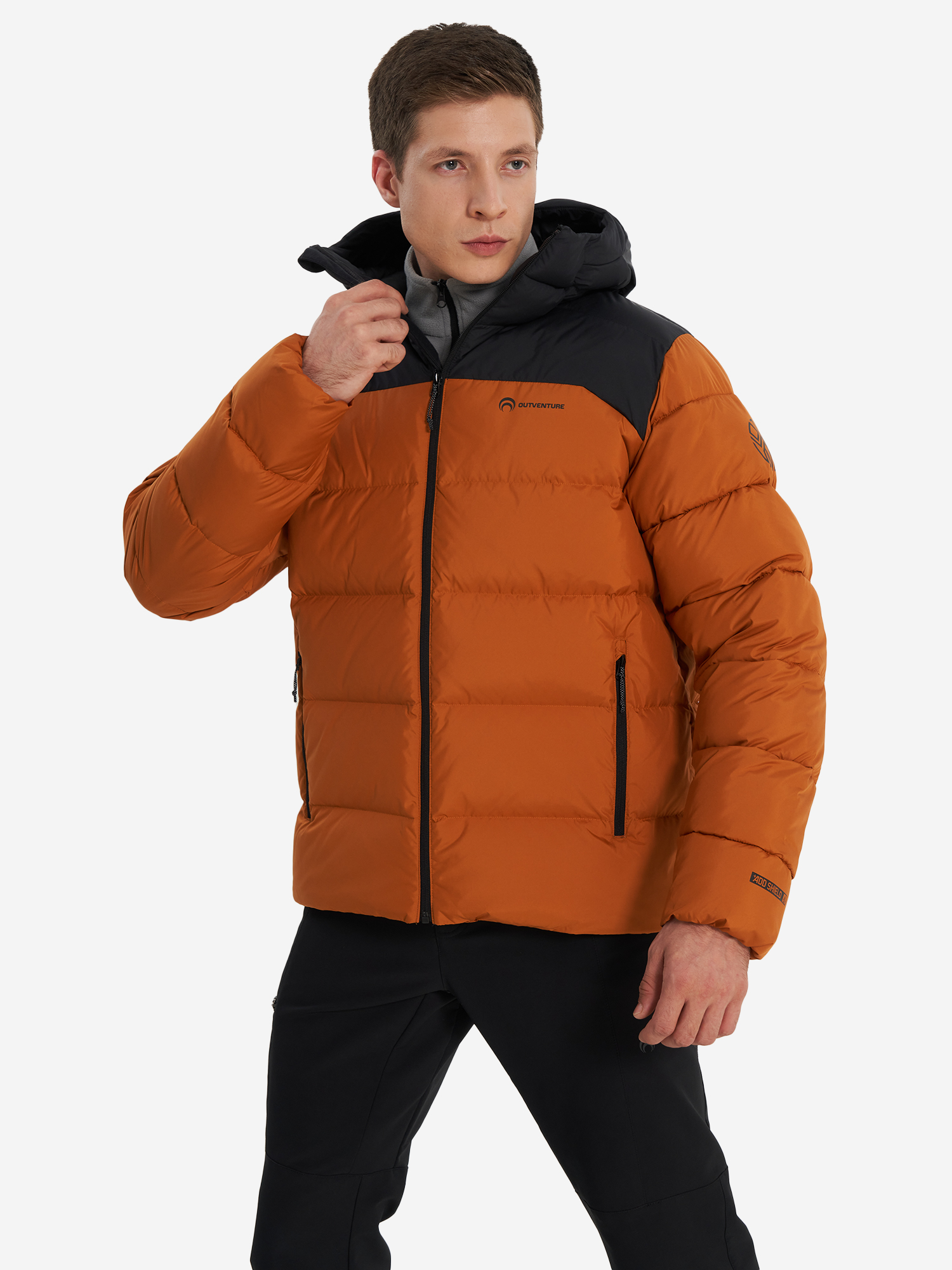 

Пуховик мужской Outventure, Оранжевый