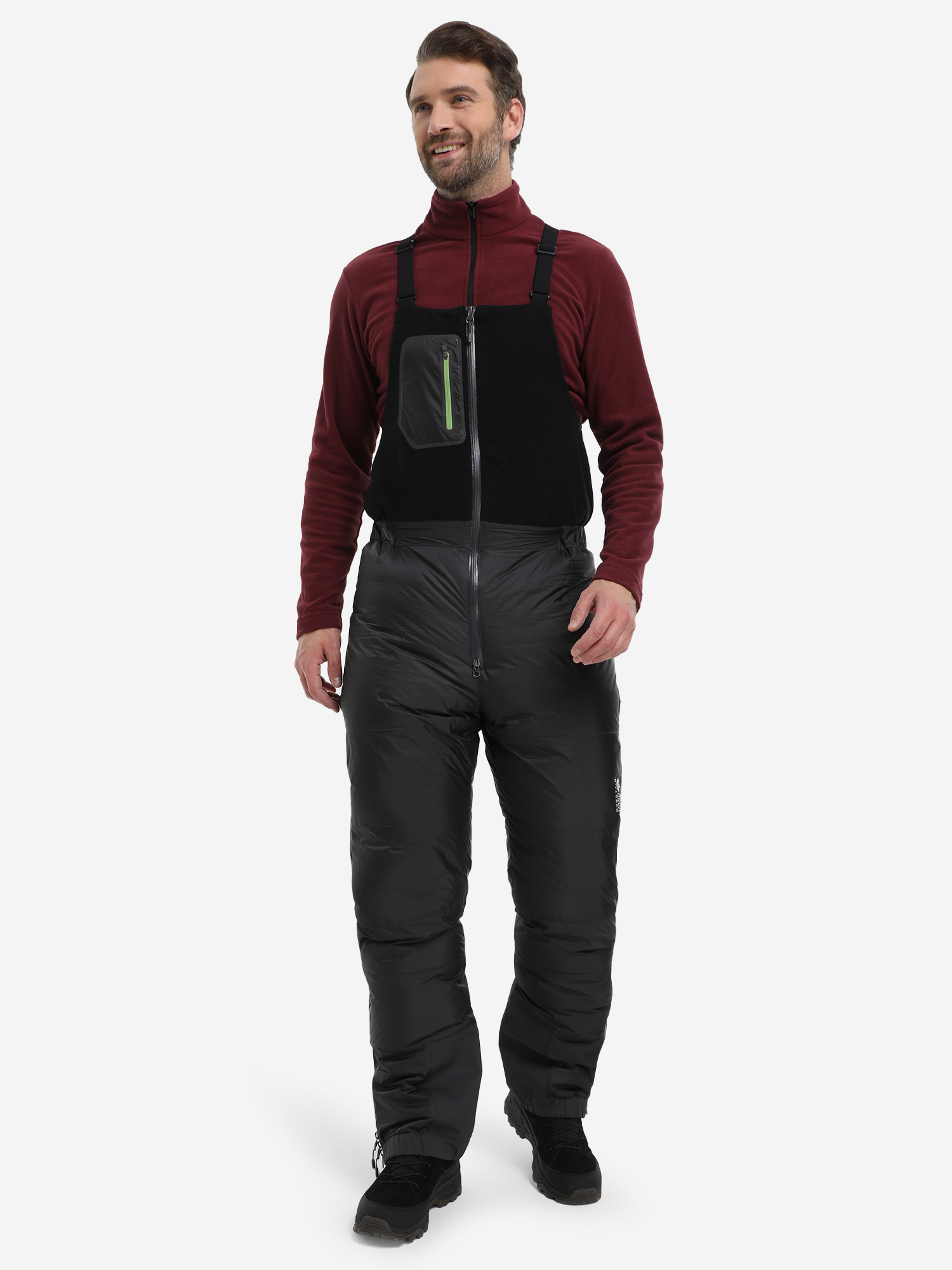 

Брюки утепленные мужские Mountain Hardwear Nilas Bibs, Черный