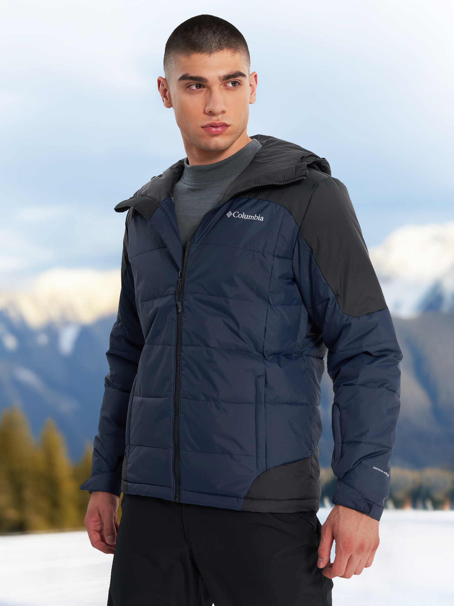Пуховик Columbia Woolly Hollow III Jacket, синий, арт. 30339
