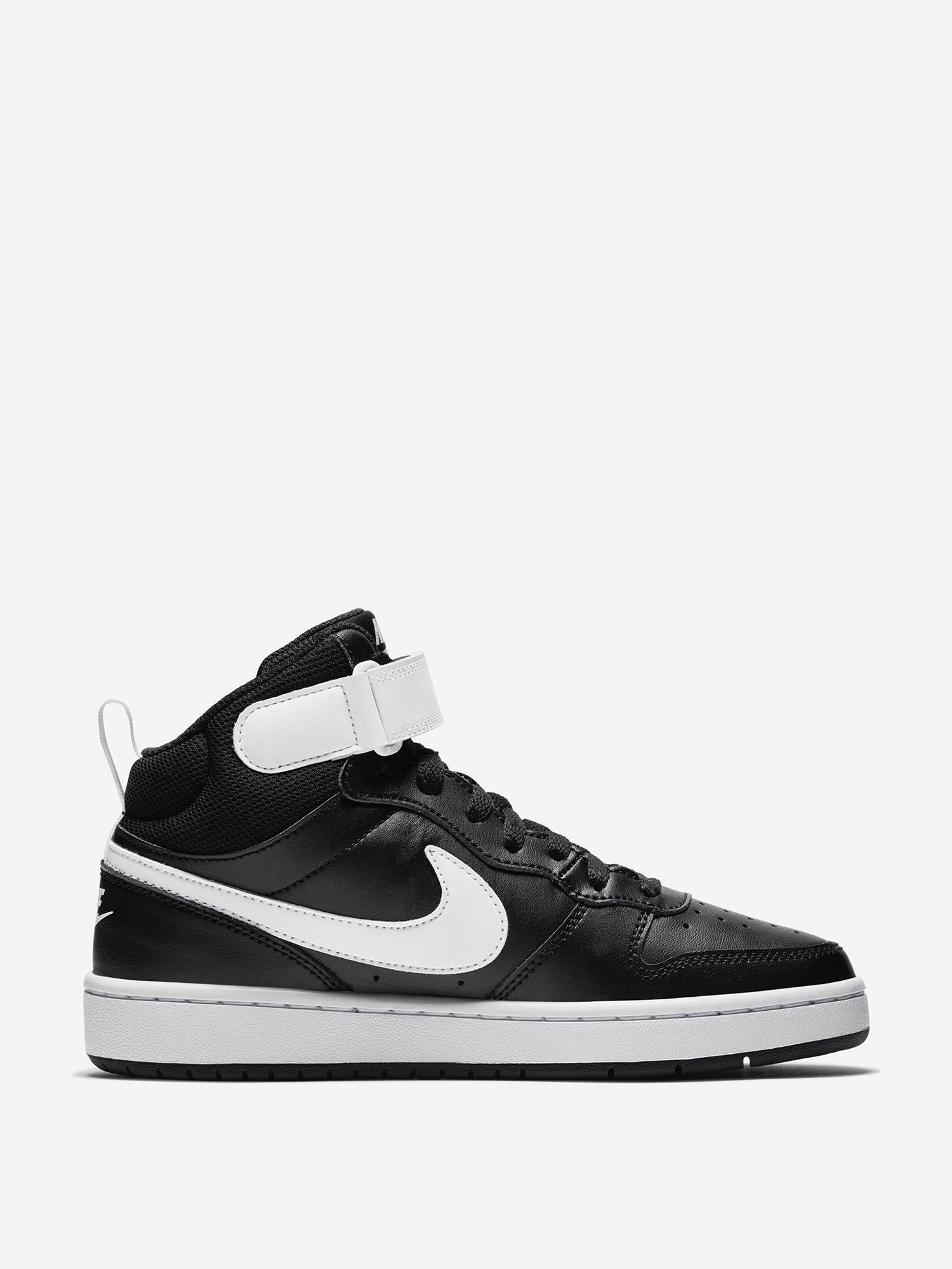 Кеды детские Nike Court Borough Mid 2 (Gs), Черный CD7782N06-010 - фото 4