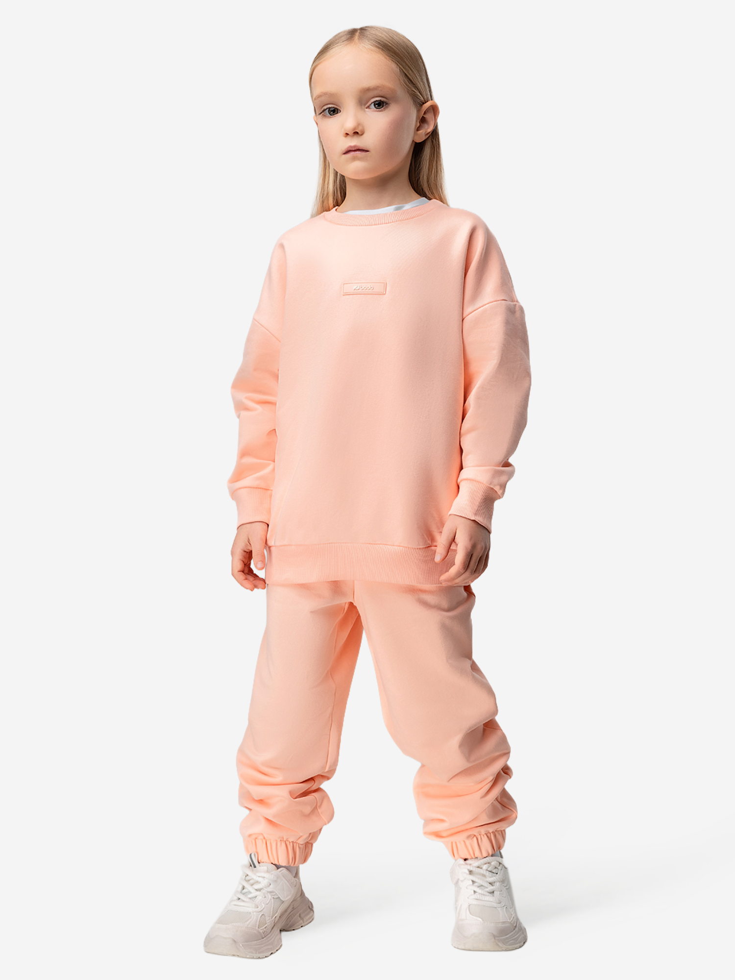 Изображение товара Костюм с начесом для девочек bodo, Персиковый