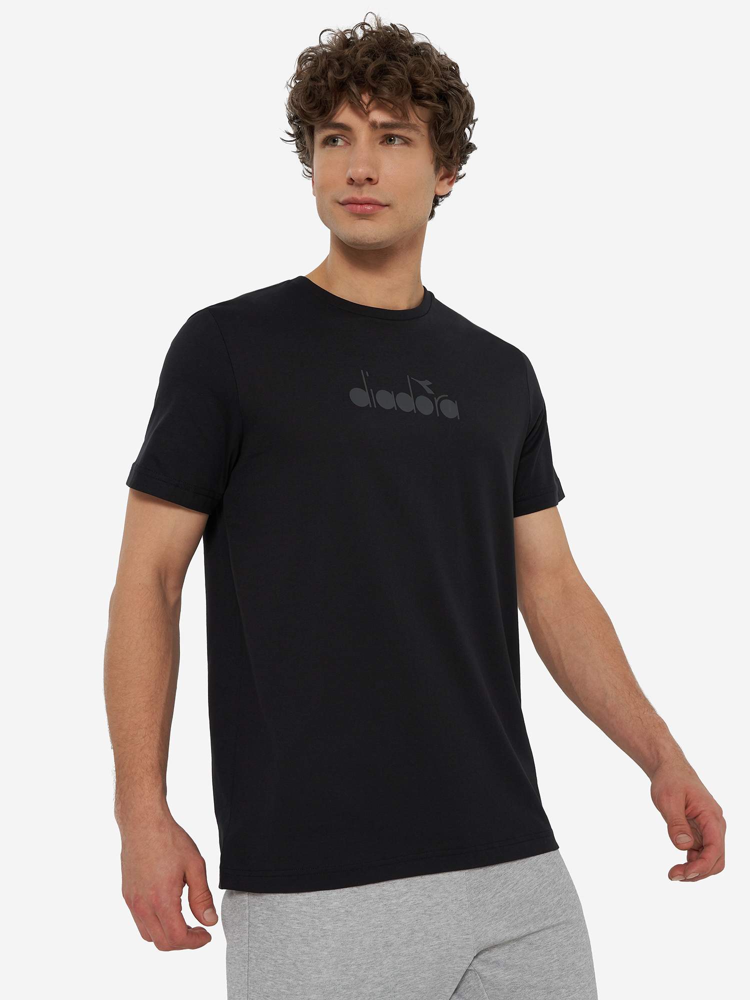 Футболка мужская Diadora, черный, арт. 33810