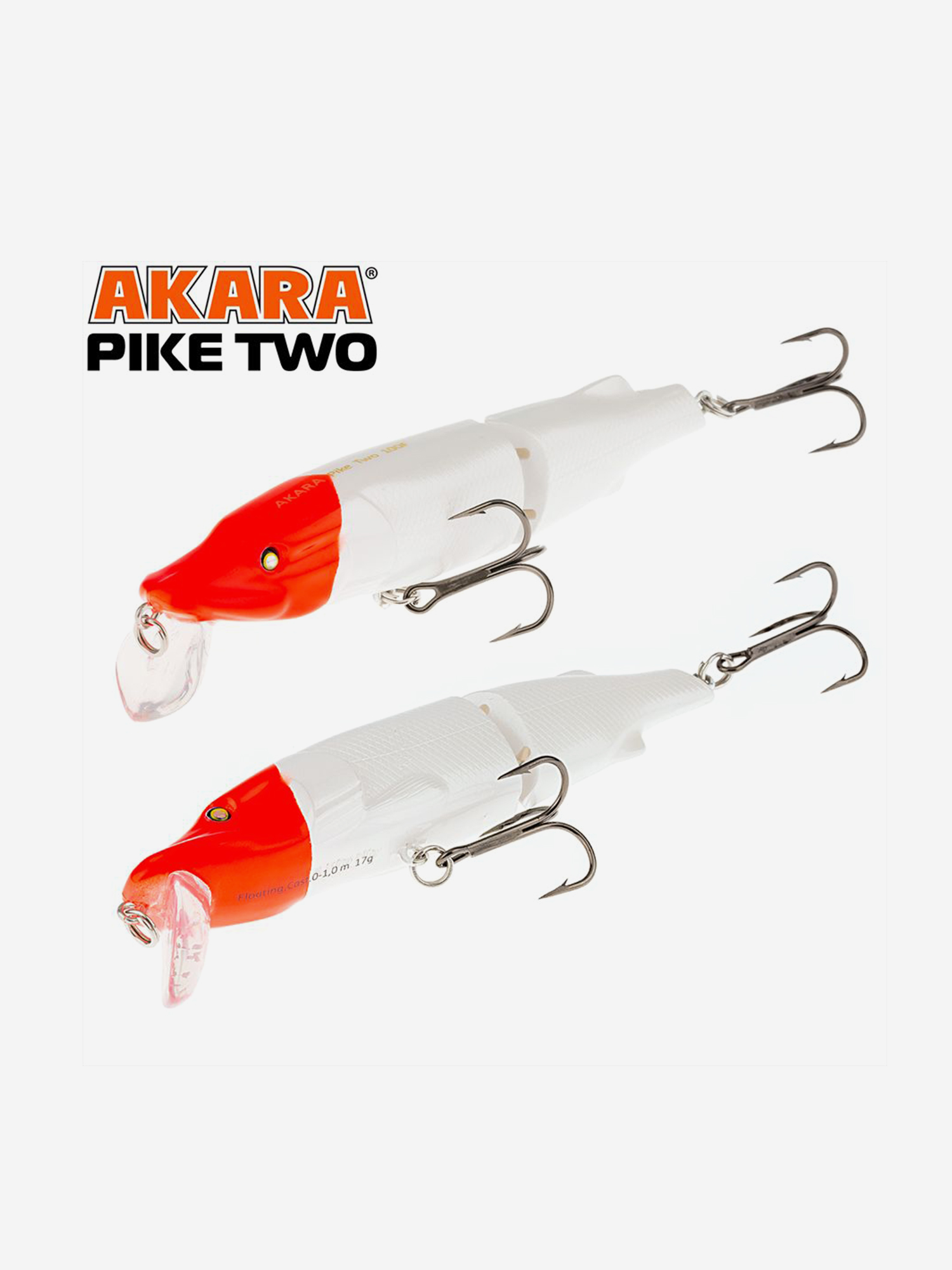 Изображение товара Воблер Akara Pike Two 100F минноу плавающий на щуку 17гр A1