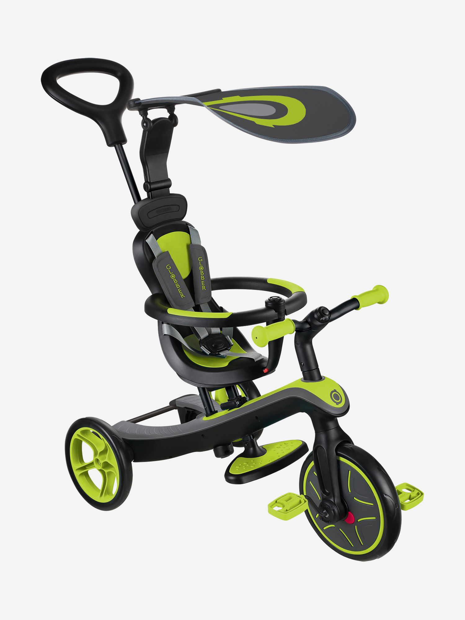 

Трехколесный велосипед-беговел Globber TRIKE EXPLORER (4в1), Зеленый