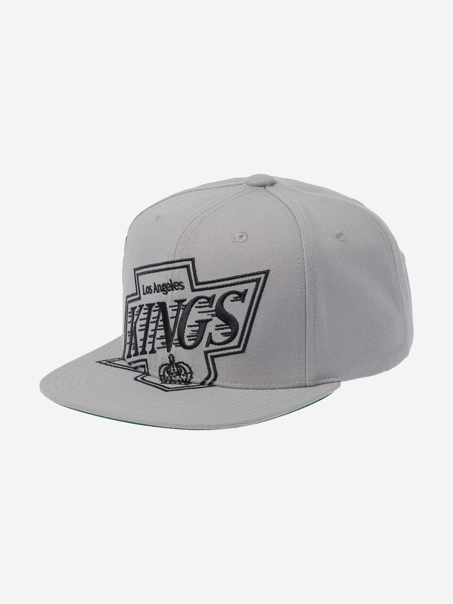 Изображение товара Бейсболка с прямым козырьком MITCHELL NESS HS10519-LAKGREY Los Angeles Kings NHL