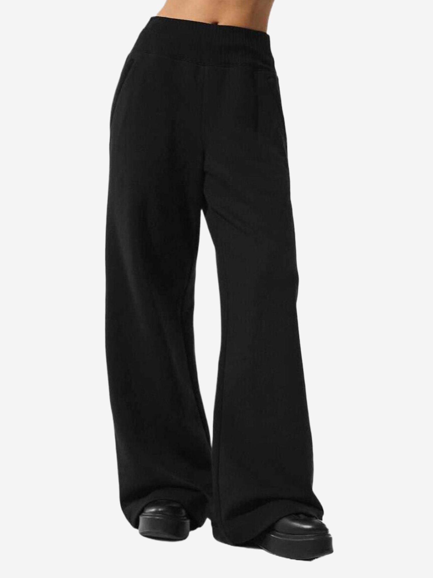 Изображение товара Женские брюки alo yoga спортивные повседневные черные летние