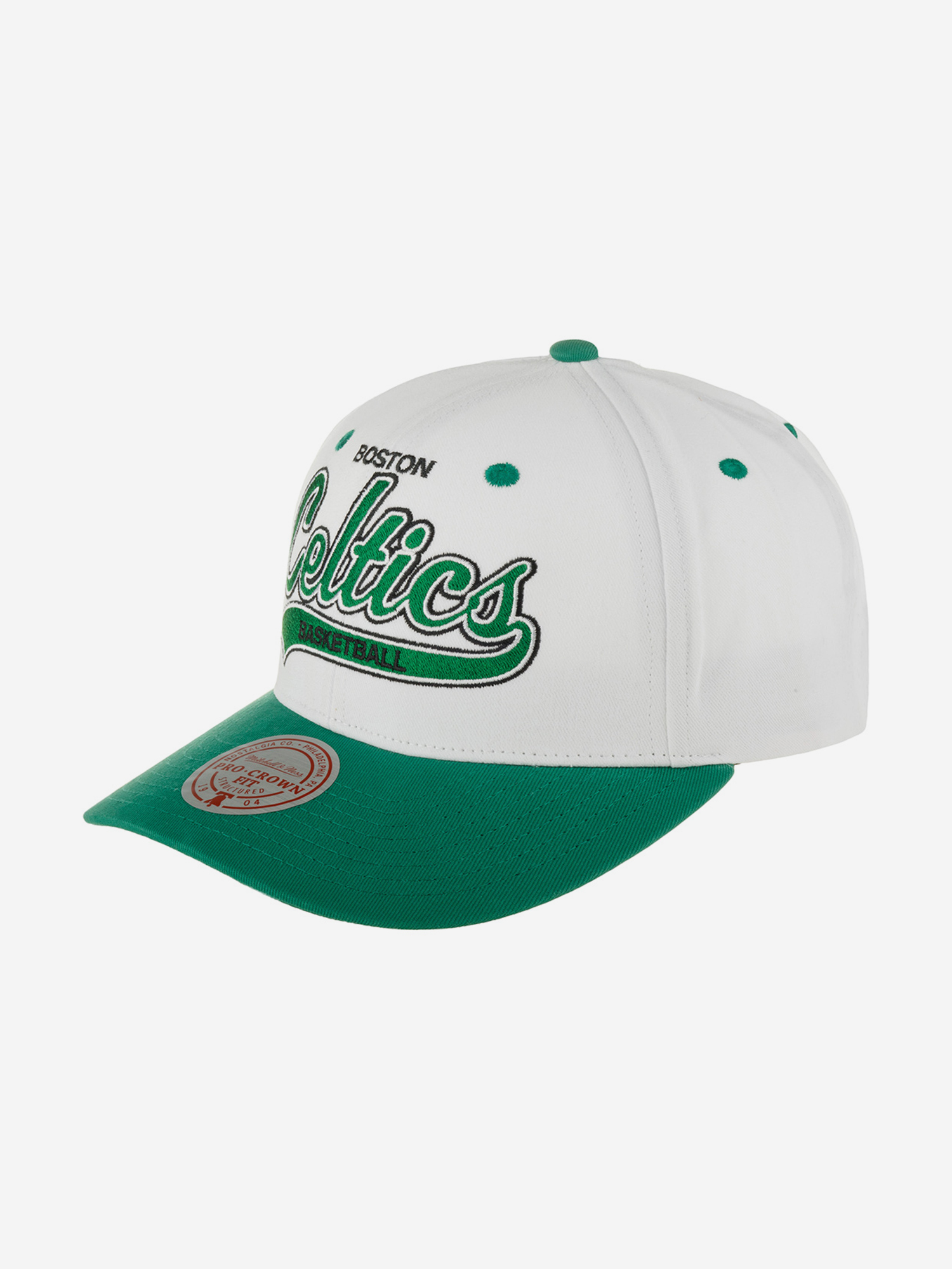 

Бейсболка MITCHELL NESS HHSS7289-BCEYYPPPWHIT Boston Celtics NBA (зеленый), Зеленый