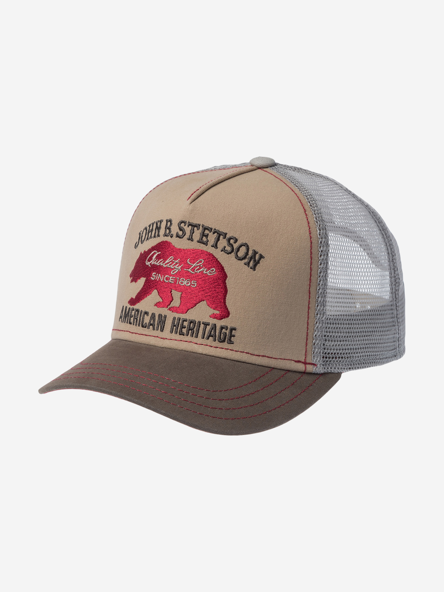 Изображение товара Бейсболка с сеточкой STETSON 7751101K TRUCKER CAP BEAR, Бежевый