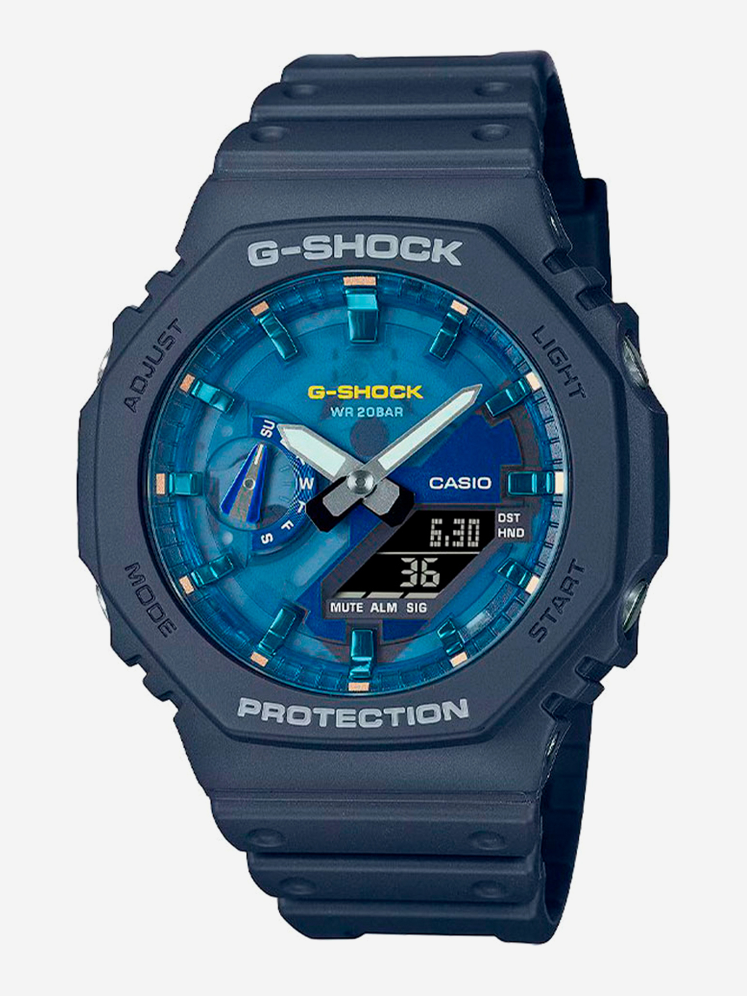 

Спортивные часы CASIO GA-2100AS-2A, Черный