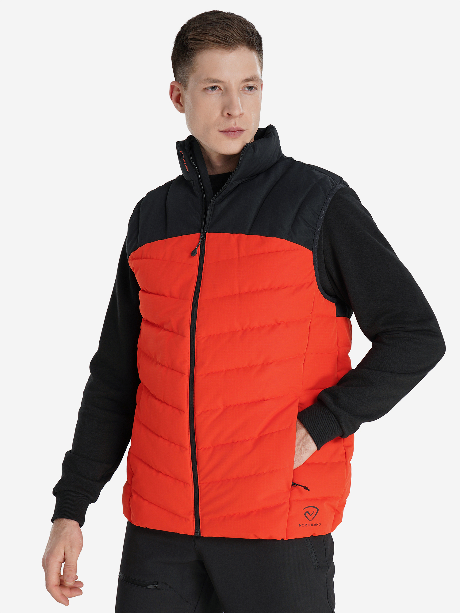 Жилет утепленный мужской Northland, красный, арт. 27639