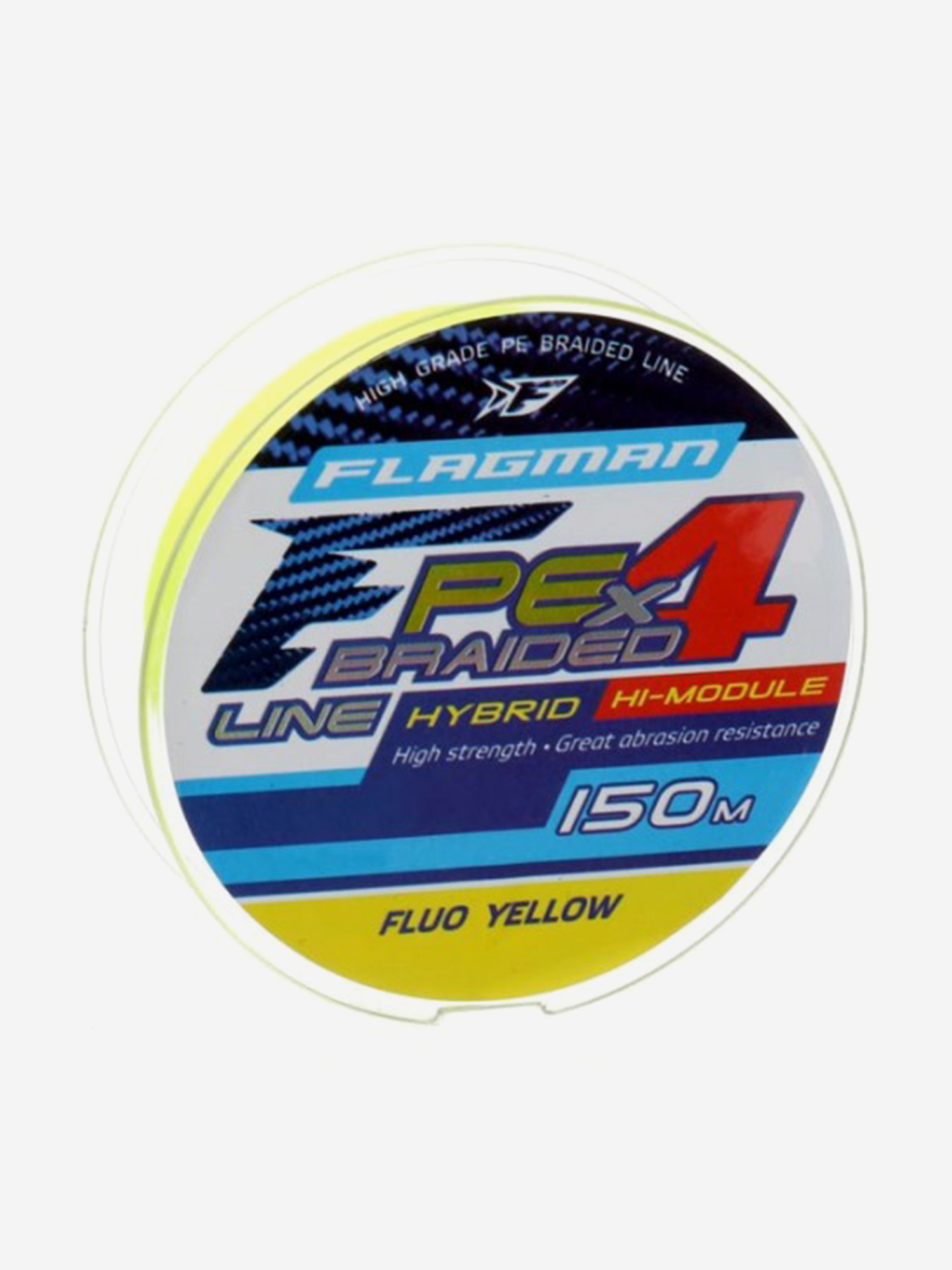 Изображение товара Шнур FLAGMAN PE Hybrid F4 150м для хищной рыбалки ярко-желтый
