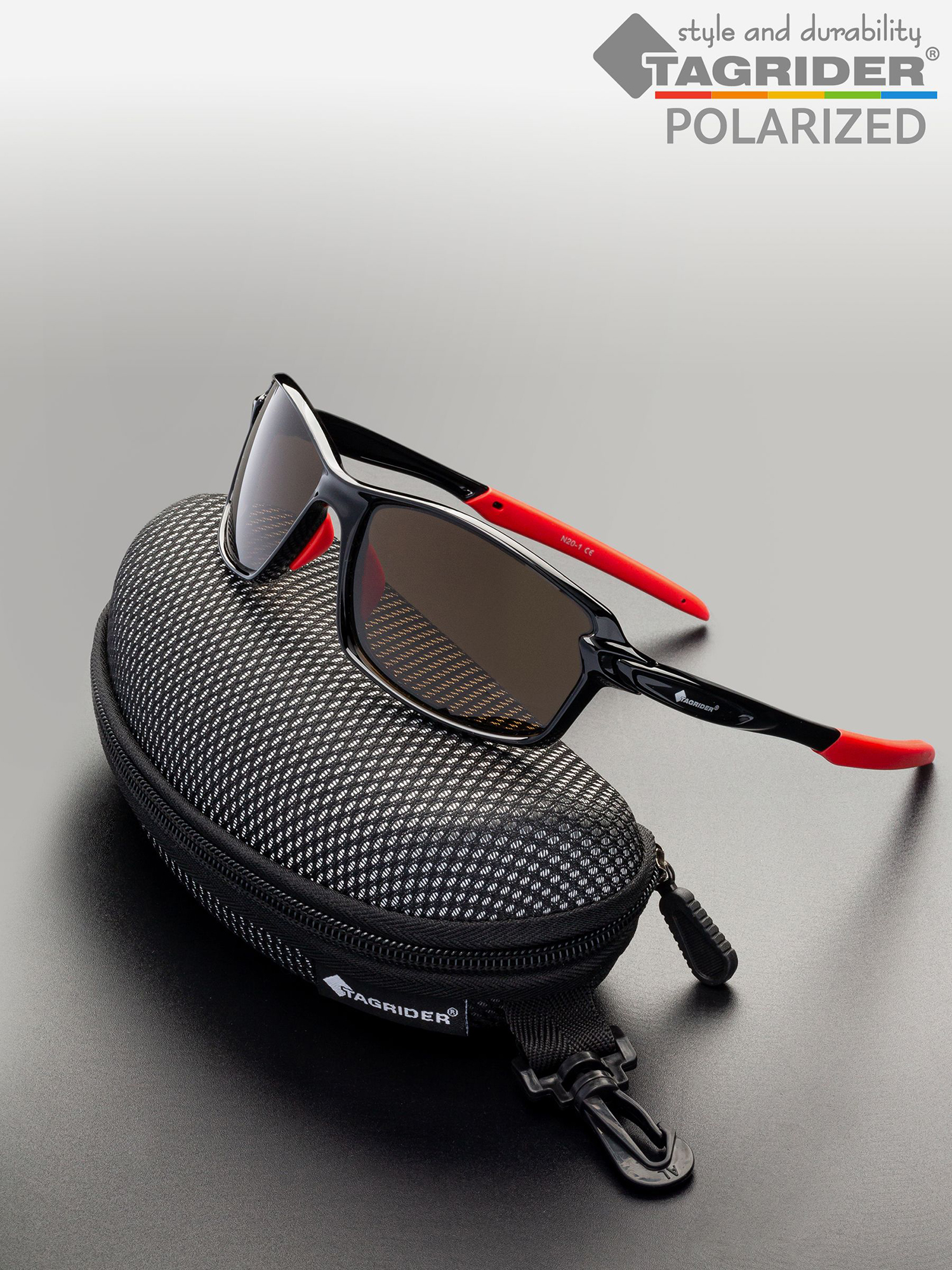 Изображение товара Поляризационные солнцезащитные очки для рыбалки Tagrider N20-1 Brown