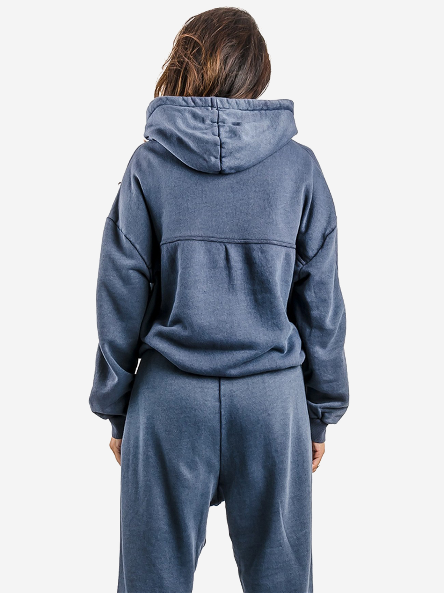 Толстовка женская EA7 Sweatshirt, Синий 6RTM77TJQQZLBHFE26-22424, размер 42 - фото 3