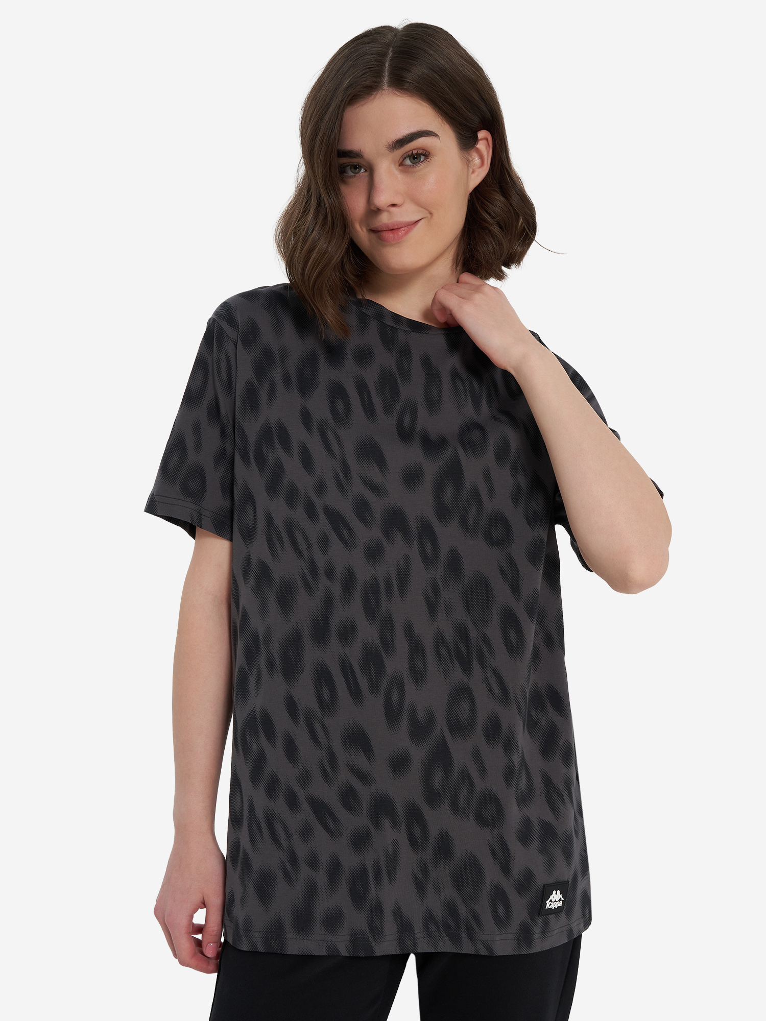 

Футболка женская оверсайз Kappa Lungo, Черный