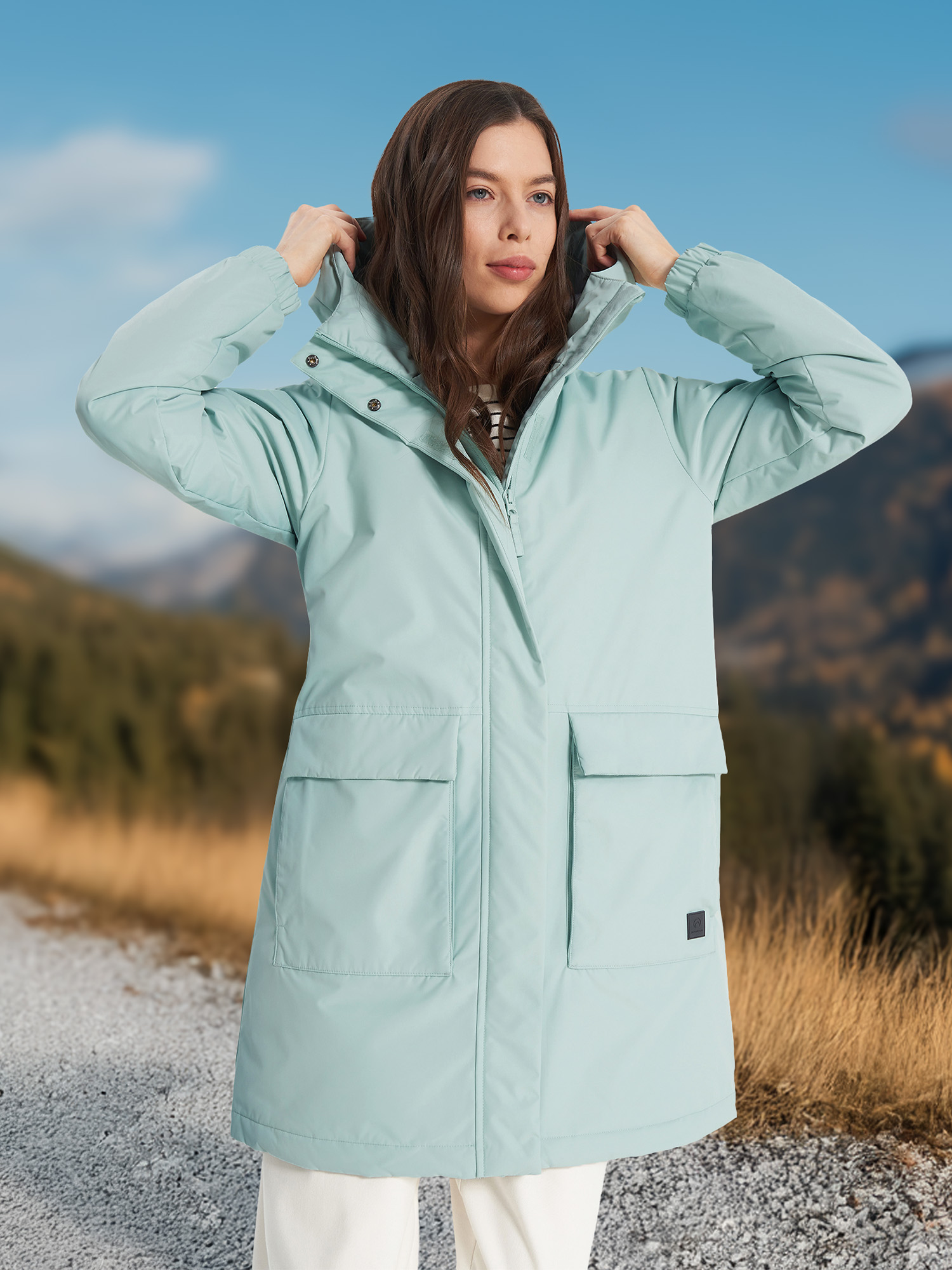 

Куртка утепленная женская Outventure, Голубой