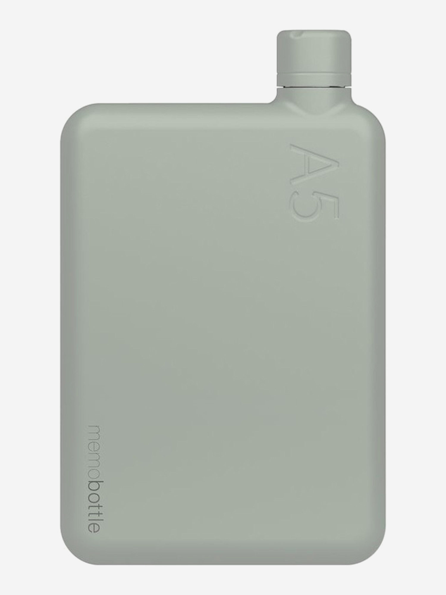 Изображение товара Бутылка из нержавеющей стали Memobottle A5 зеленая для путешествий и спорта