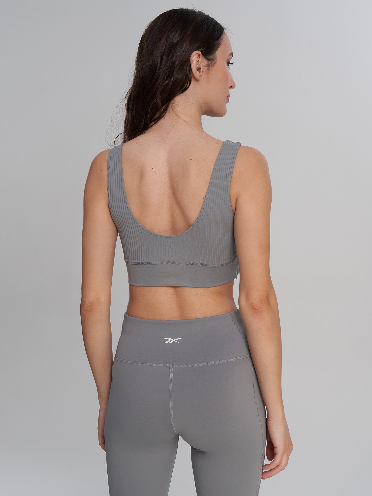 Топ бра спортивный Reebok Lux, Серый 3
