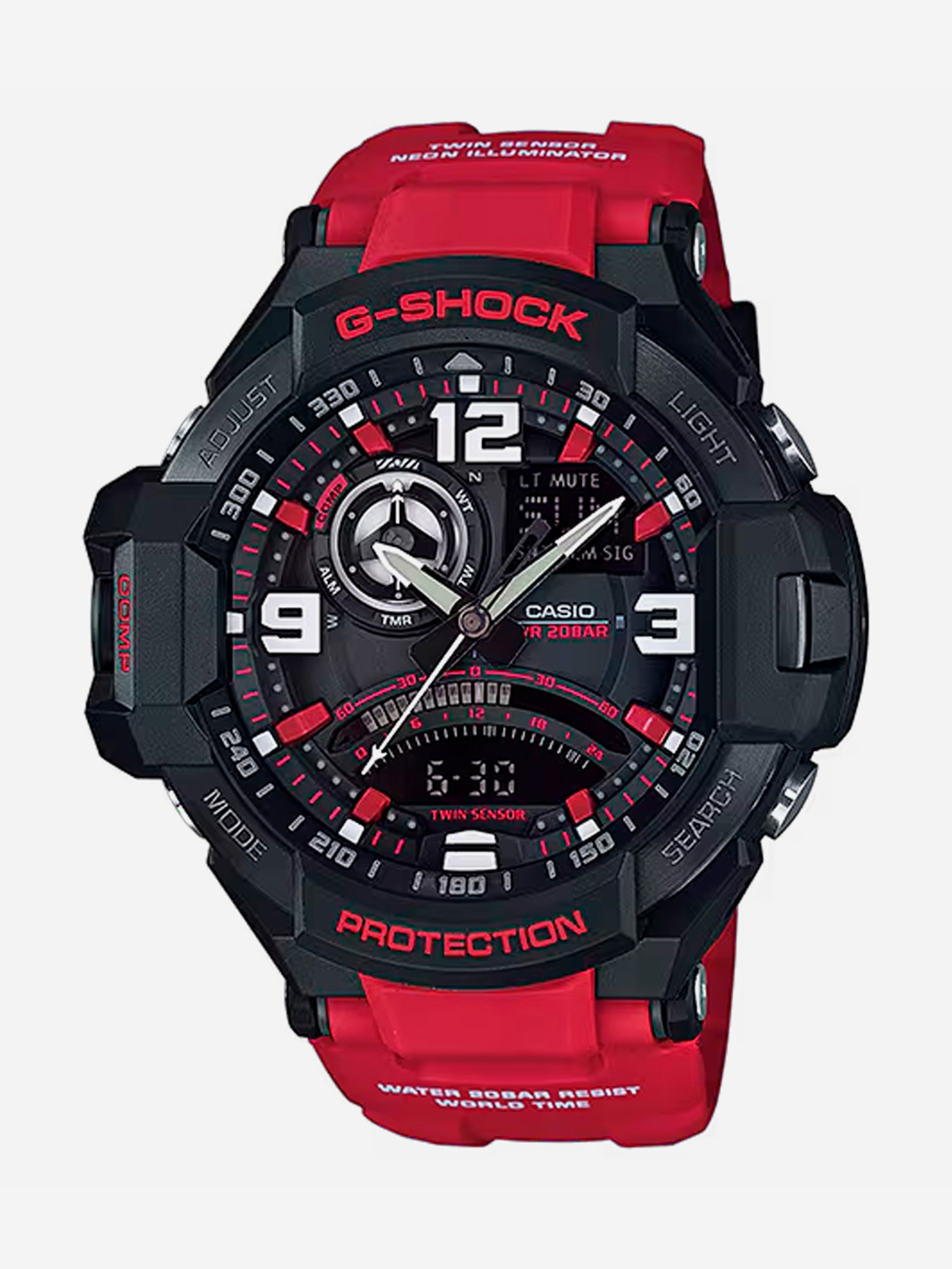 

Наручные часы Casio G-SHOCK GA-1000-4B, Красный