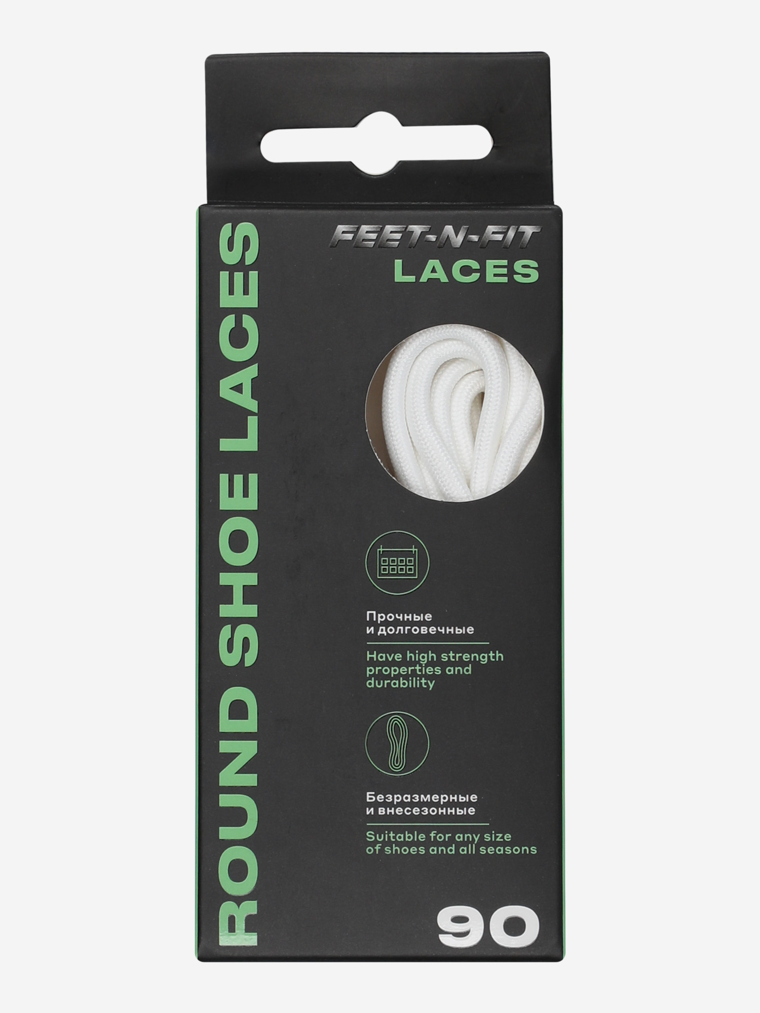 

Шнурки Feet-n-Fit, Белый