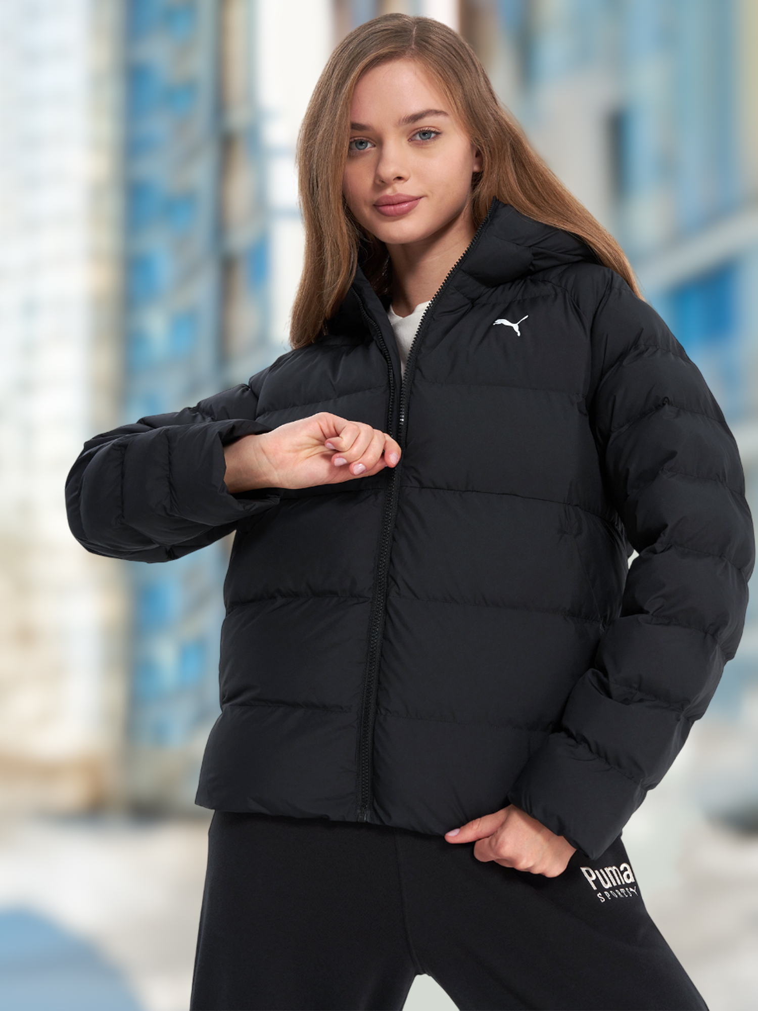 

Пуховик женский PUMA, Черный