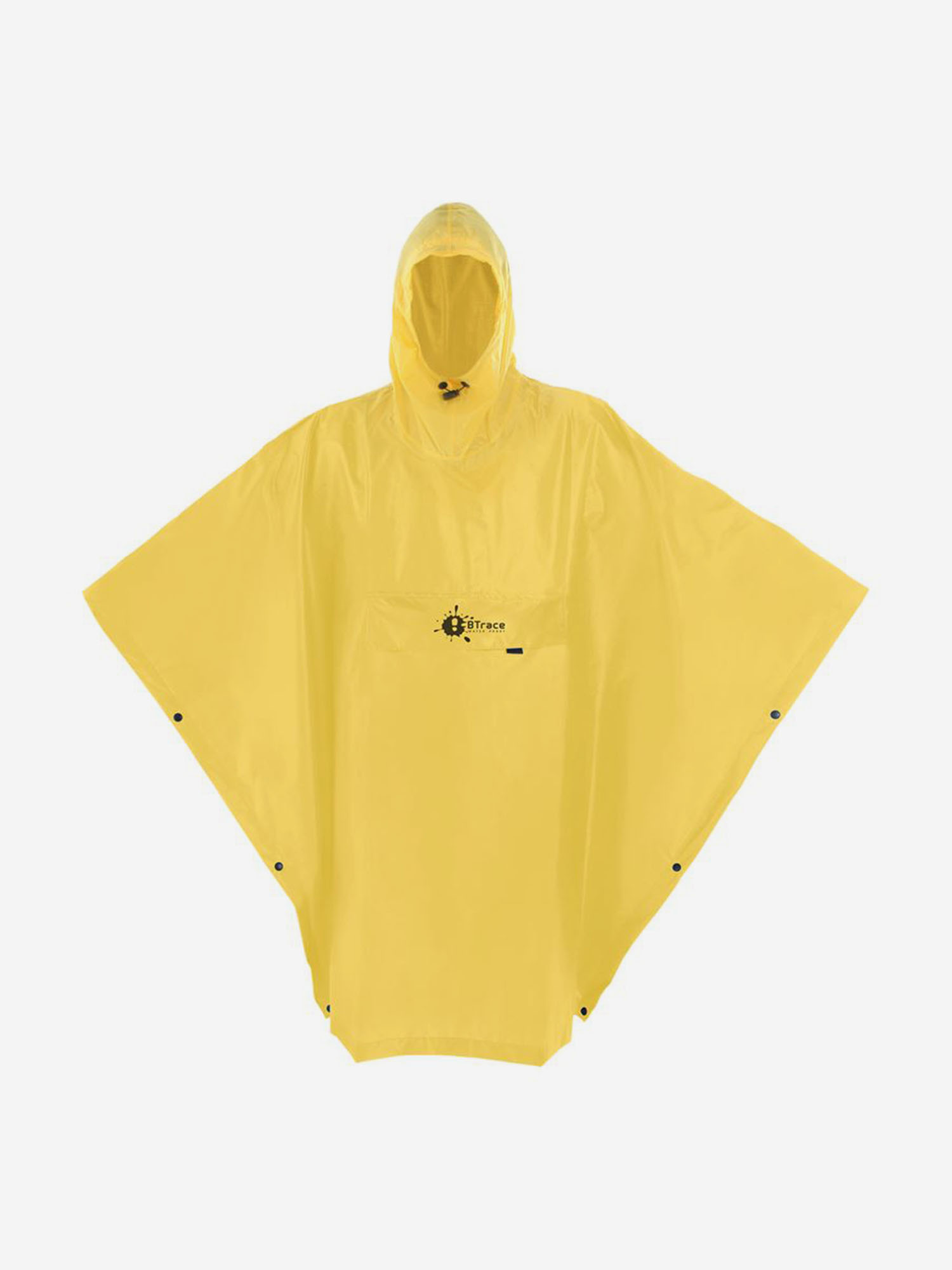 Дождевик-пончо BTrace Rain Compact, желтый, Желтый дождевик пончо взрослый тонкий желтый