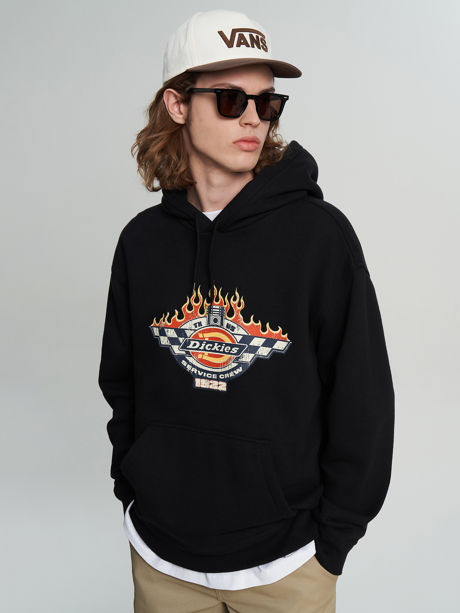 Худи Dickies, черный, арт. DK0A89I9D3F-BLK1