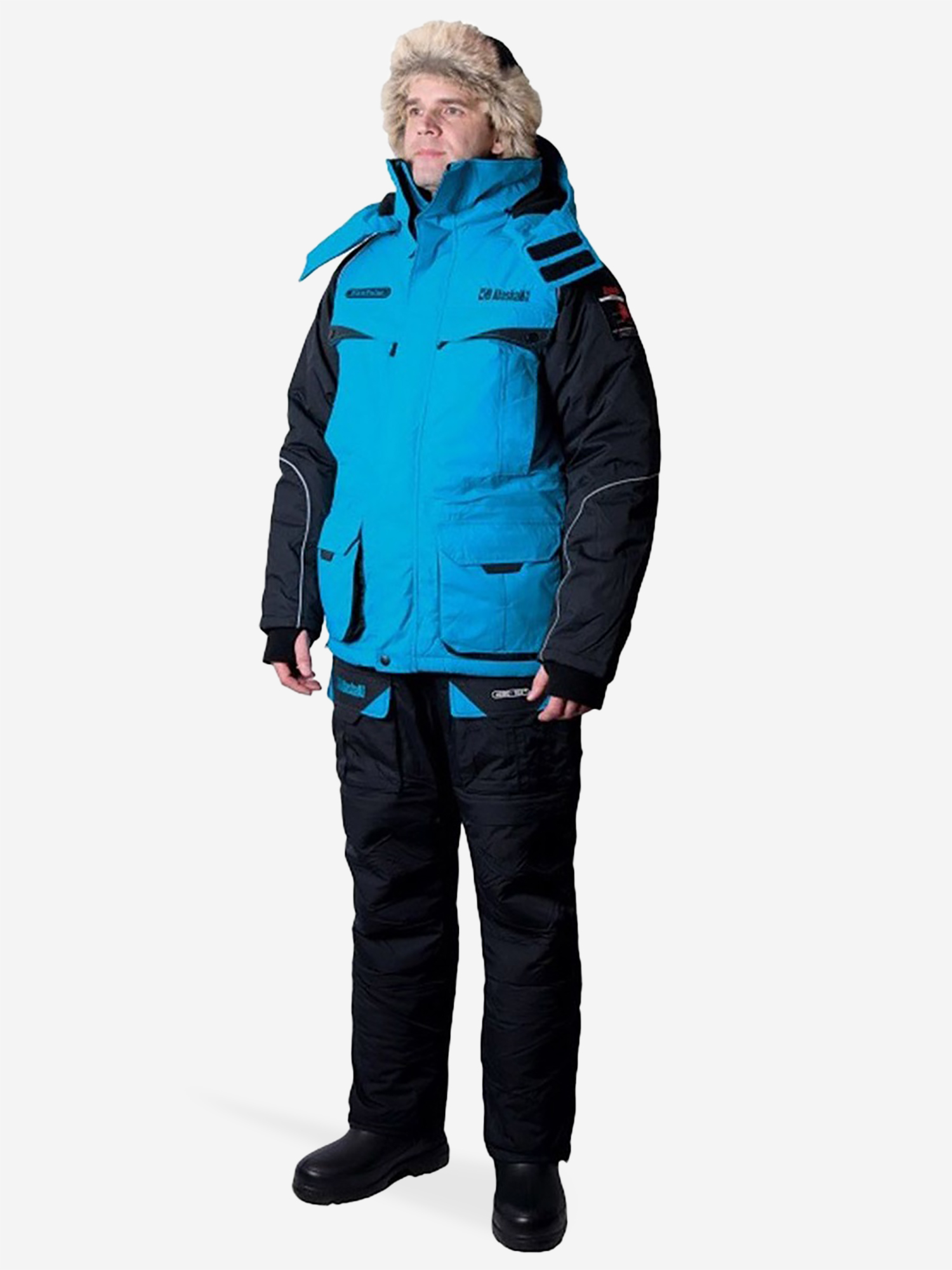  Спортмастер Костюм зимний Alaskan New Polar M синий/черный (куртка+полукомбинезон), Синий