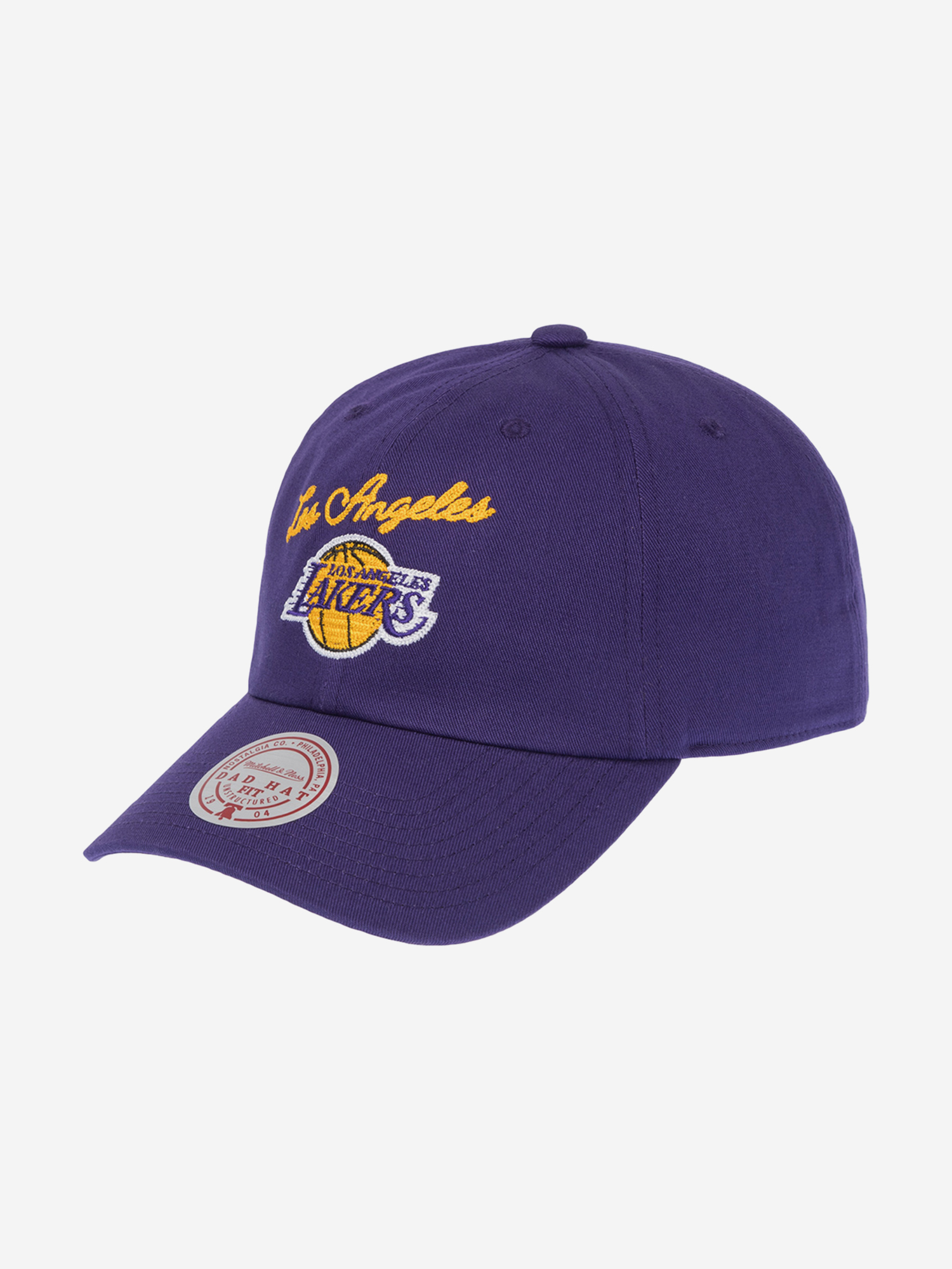 Изображение товара Бейсболка MITCHELL NESS Los Angeles Lakers NBA изогнутый козырек всесезонный