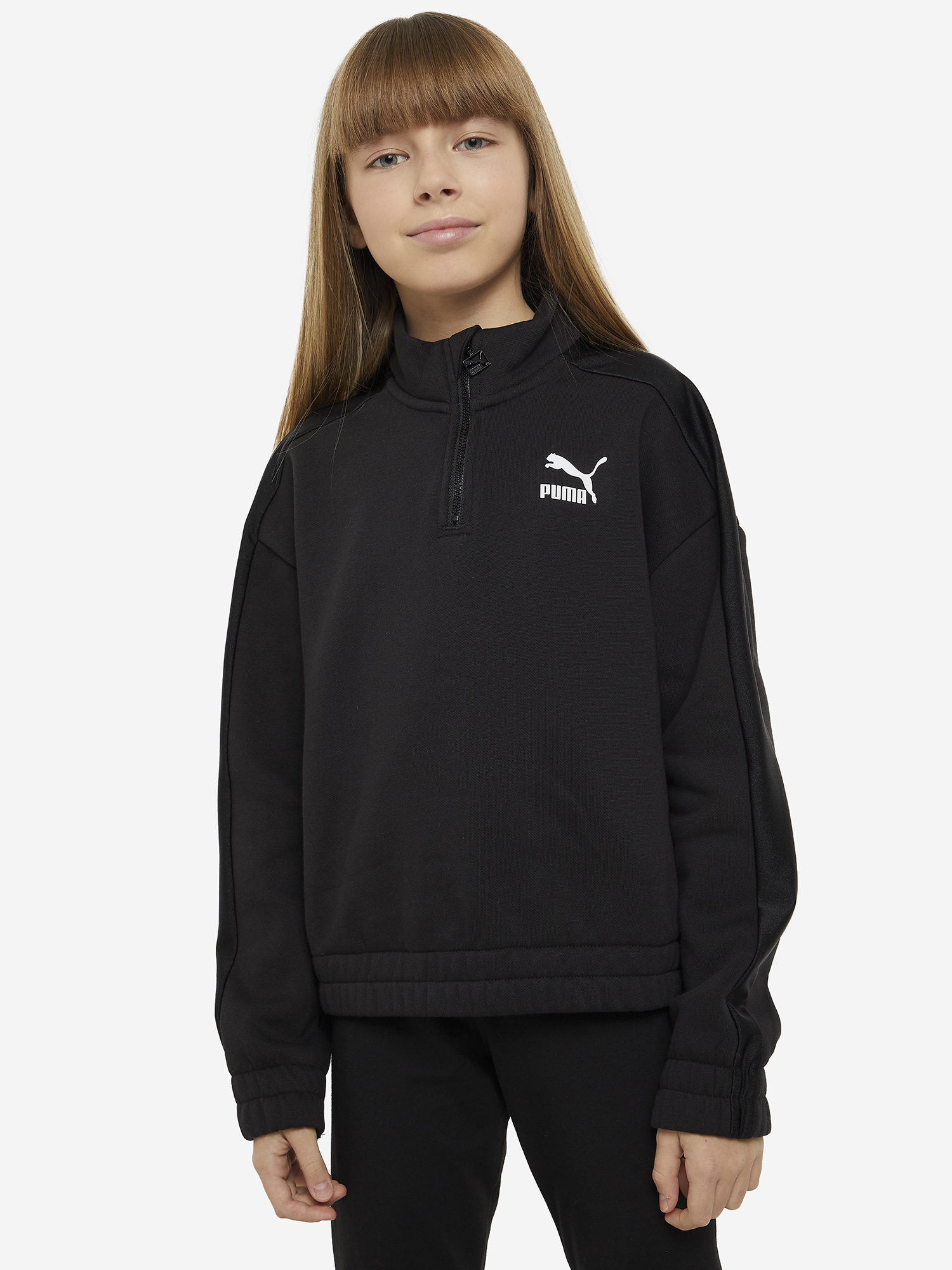 

Толстовка для девочек PUMA T7, Черный