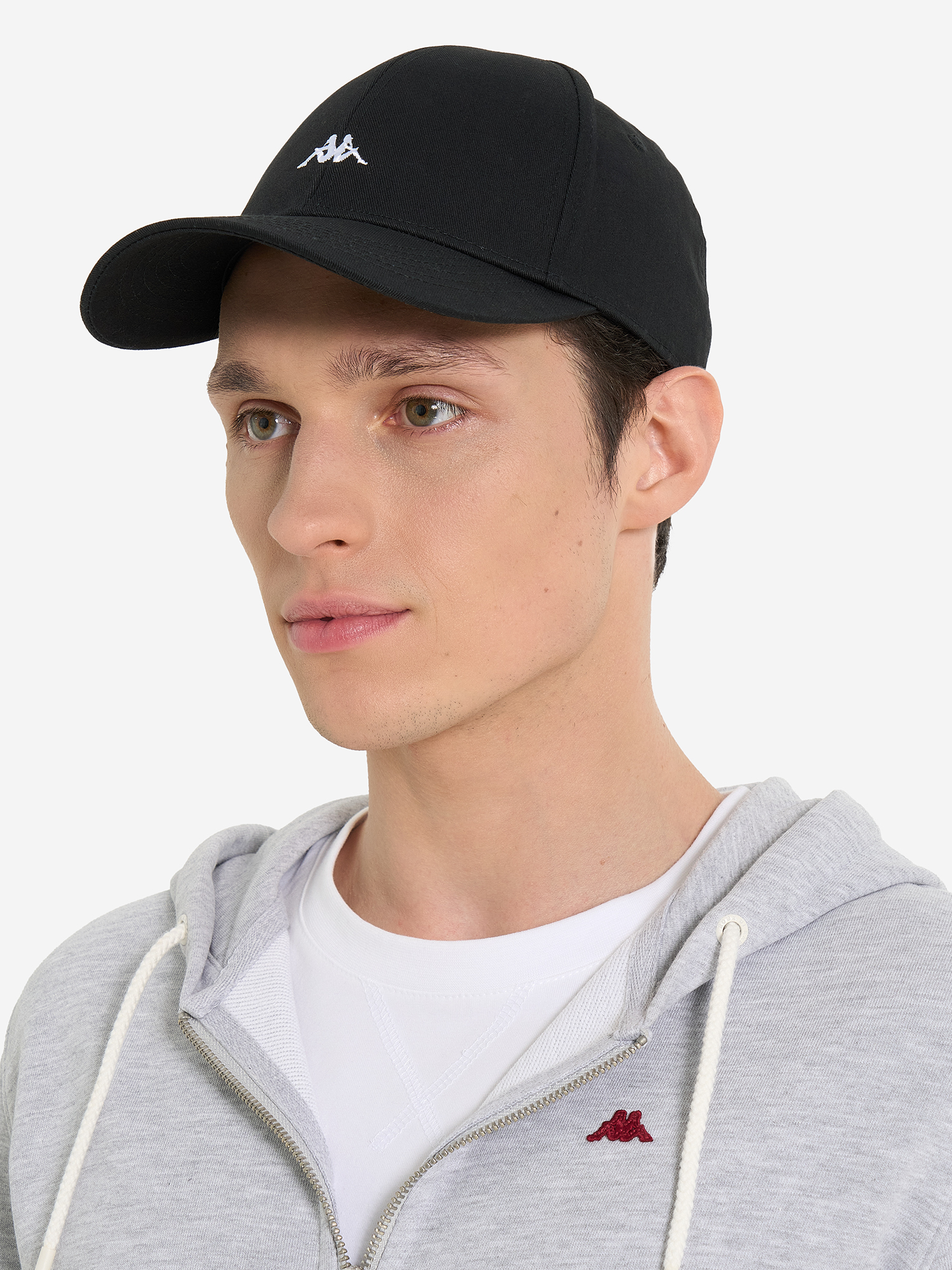 фото Бейсболка kappa, черный