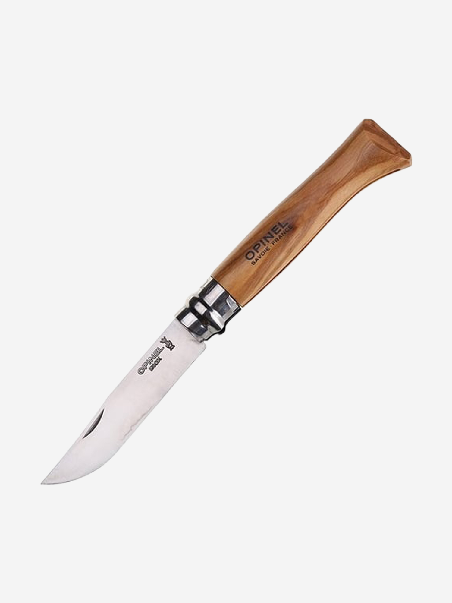 Изображение товара Нож Opinel №8 из нержавеющей стали для туризма и походов Изображение товара Нож Opinel №8 из нержавеющей стали для туризма и походов