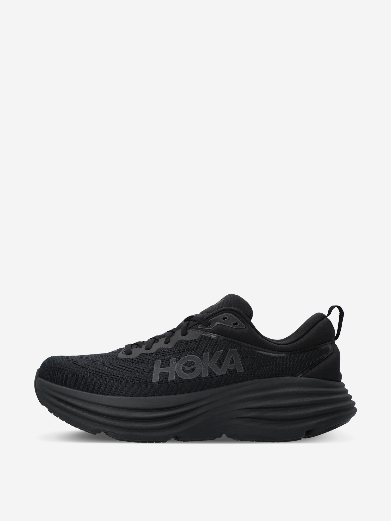 Изображение товара Мужские кроссовки для бега Hoka One One Bondi 8 черные летние легкие с амортизацией