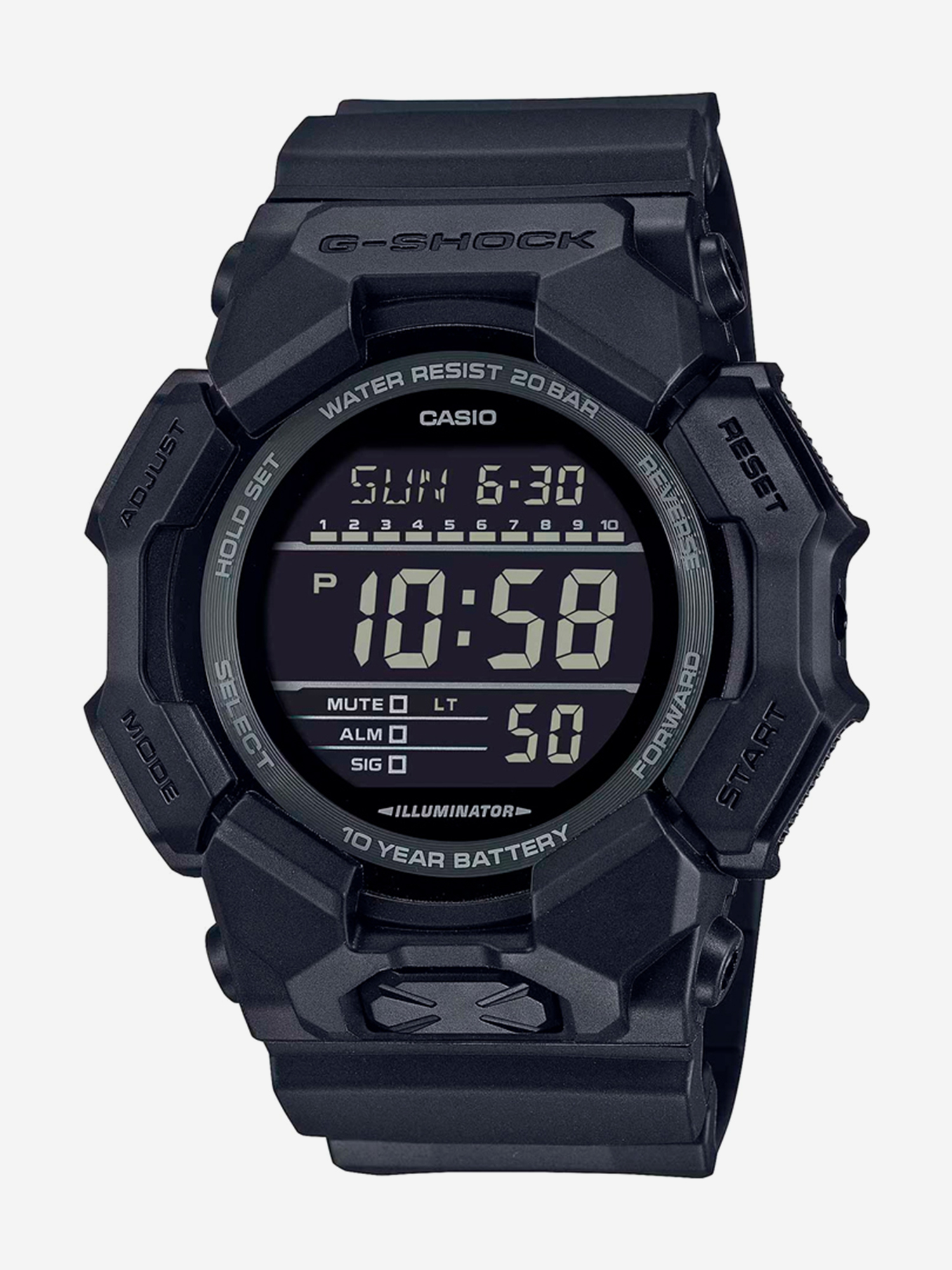 

Спортивные часы CASIO GD-010-1A1, Черный