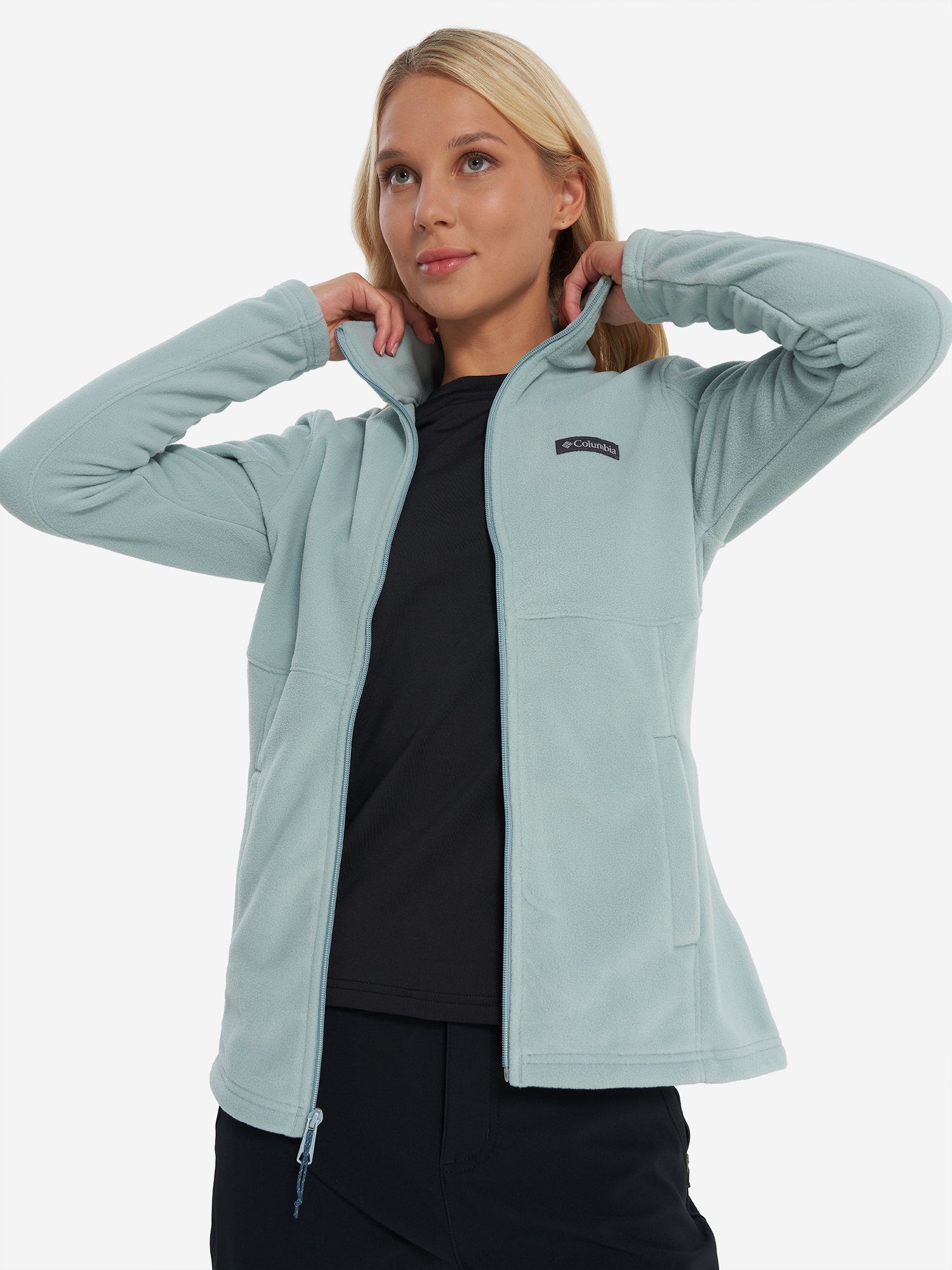 Джемпер флисовый женский Columbia Basin Trail III Full Zip, голубой, арт. 1938041clb-461