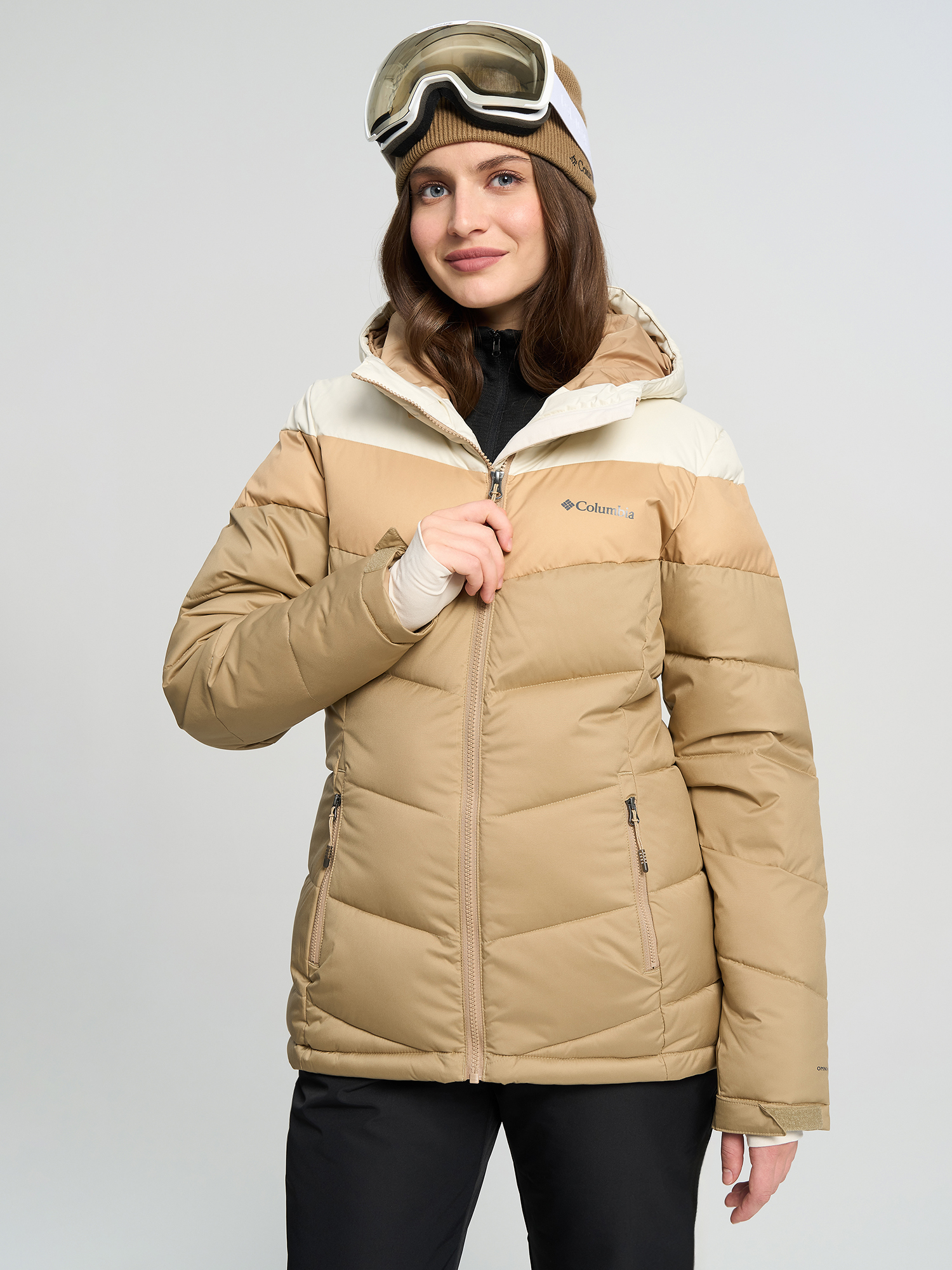 Изображение товара Куртка горнолыжная мембранная женская Columbia Abbott Peak II Insulated Jacket, Бежевый