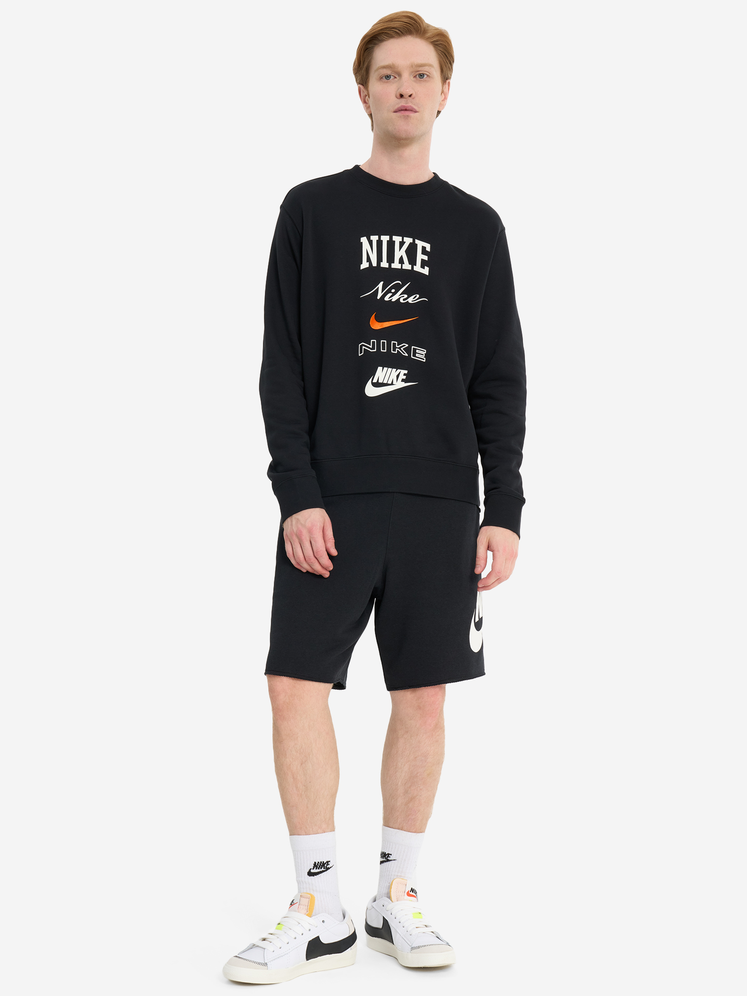 фото Свитшот мужской nike, черный