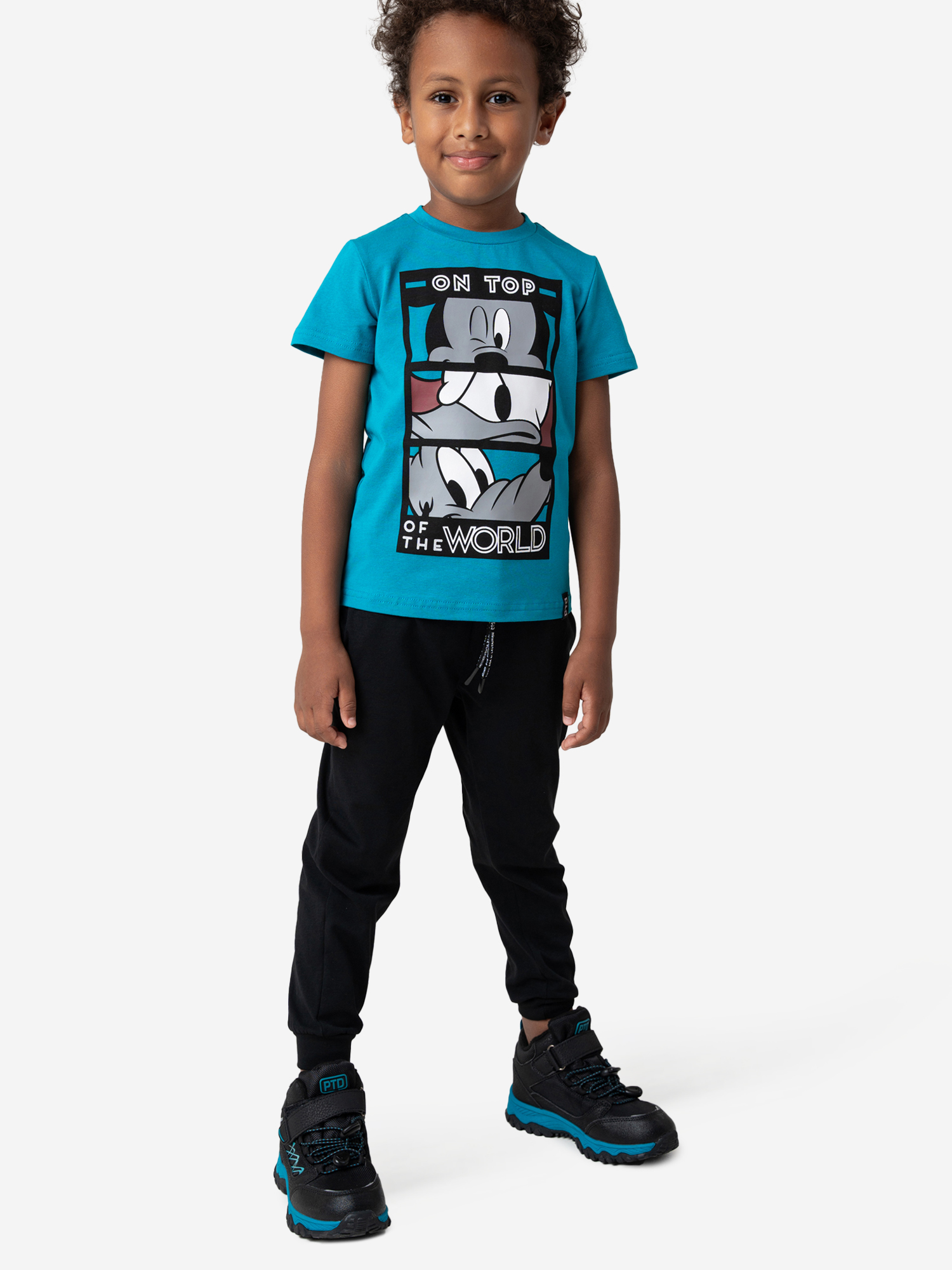 Изображение товара Комплект для мальчика футболка и брюки PlayToday всесезонный комфорт стиль