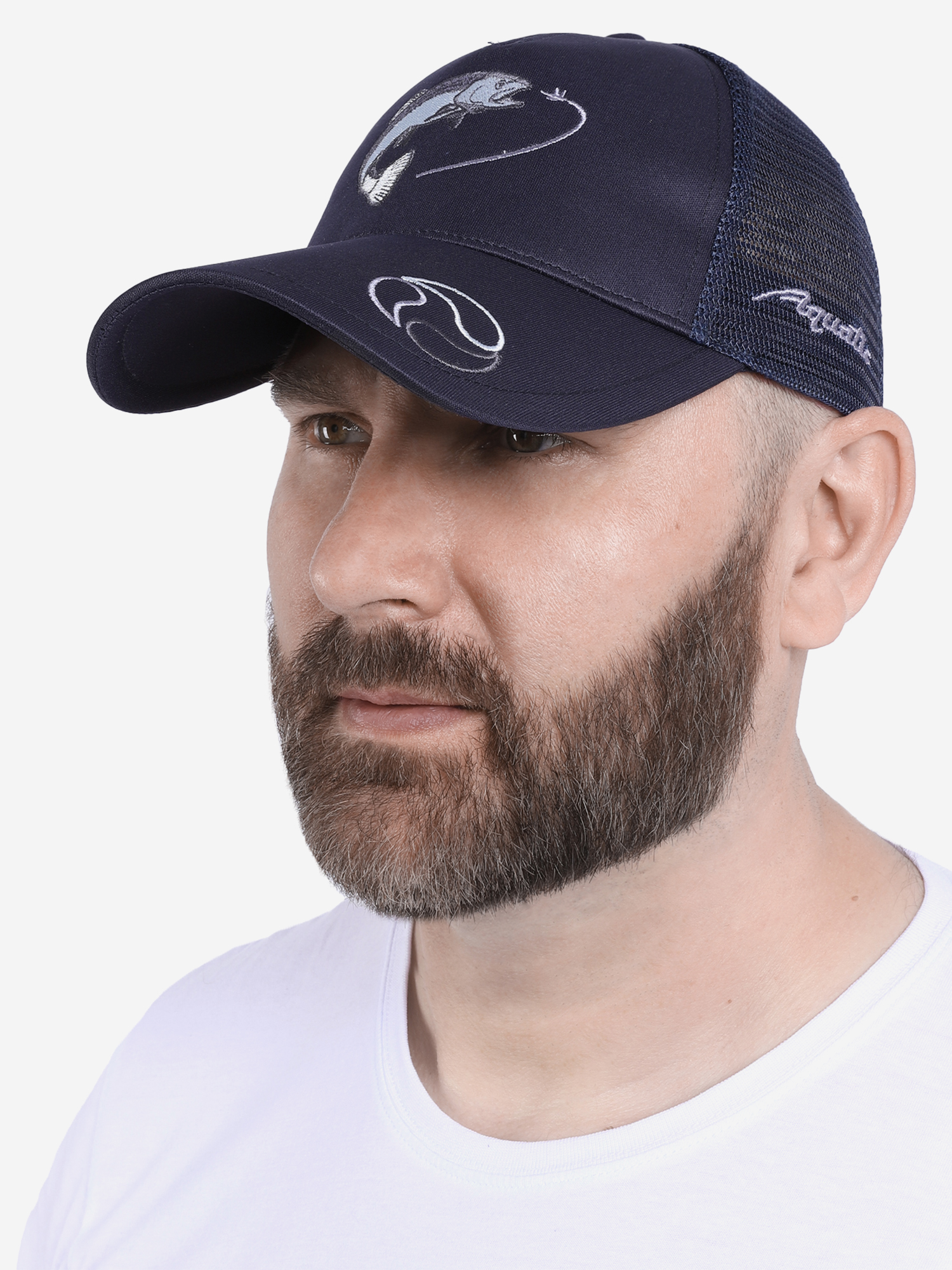 Изображение товара Кепка Aquatic с вышивкой КА-10ТС для рыбалки мужская летняя