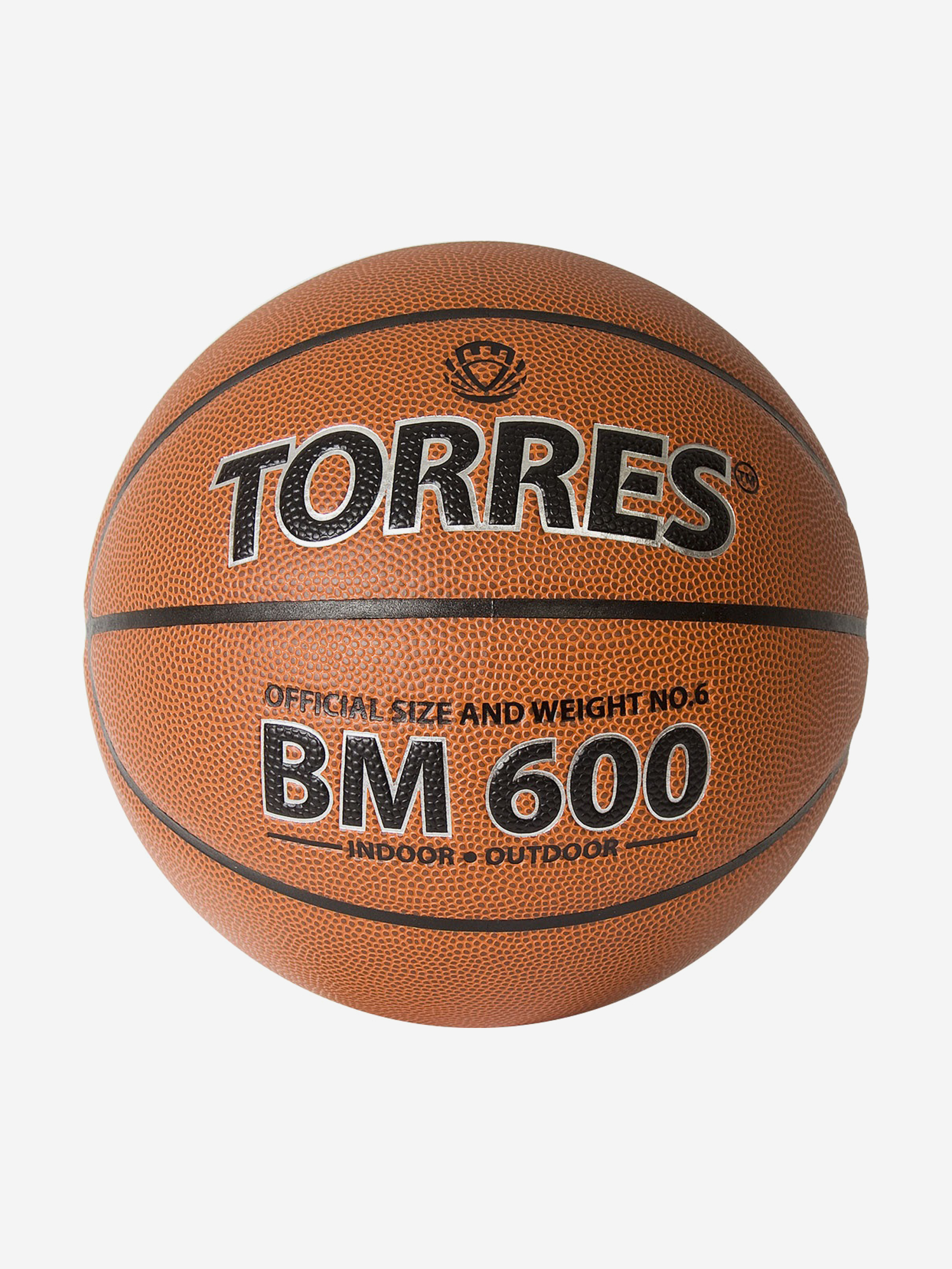 Игры на улице Мяч баскетбольный Torres BM600 арт.B32026 р.6, Оранжевый