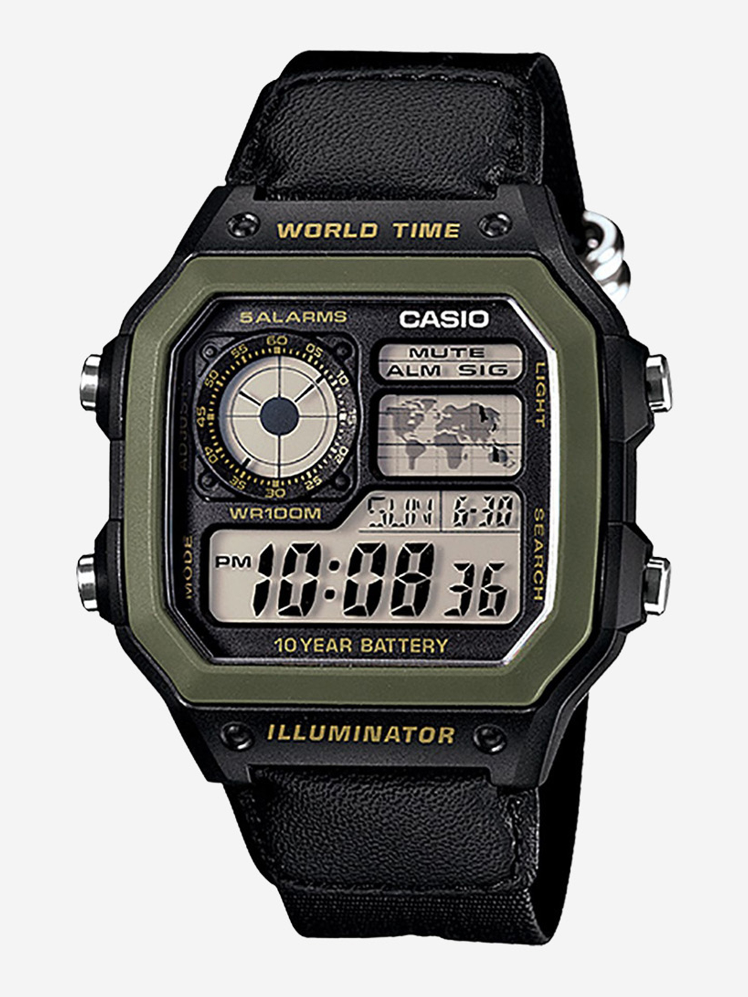 

Наручные часы Casio AE-1200WHB-1B, Черный