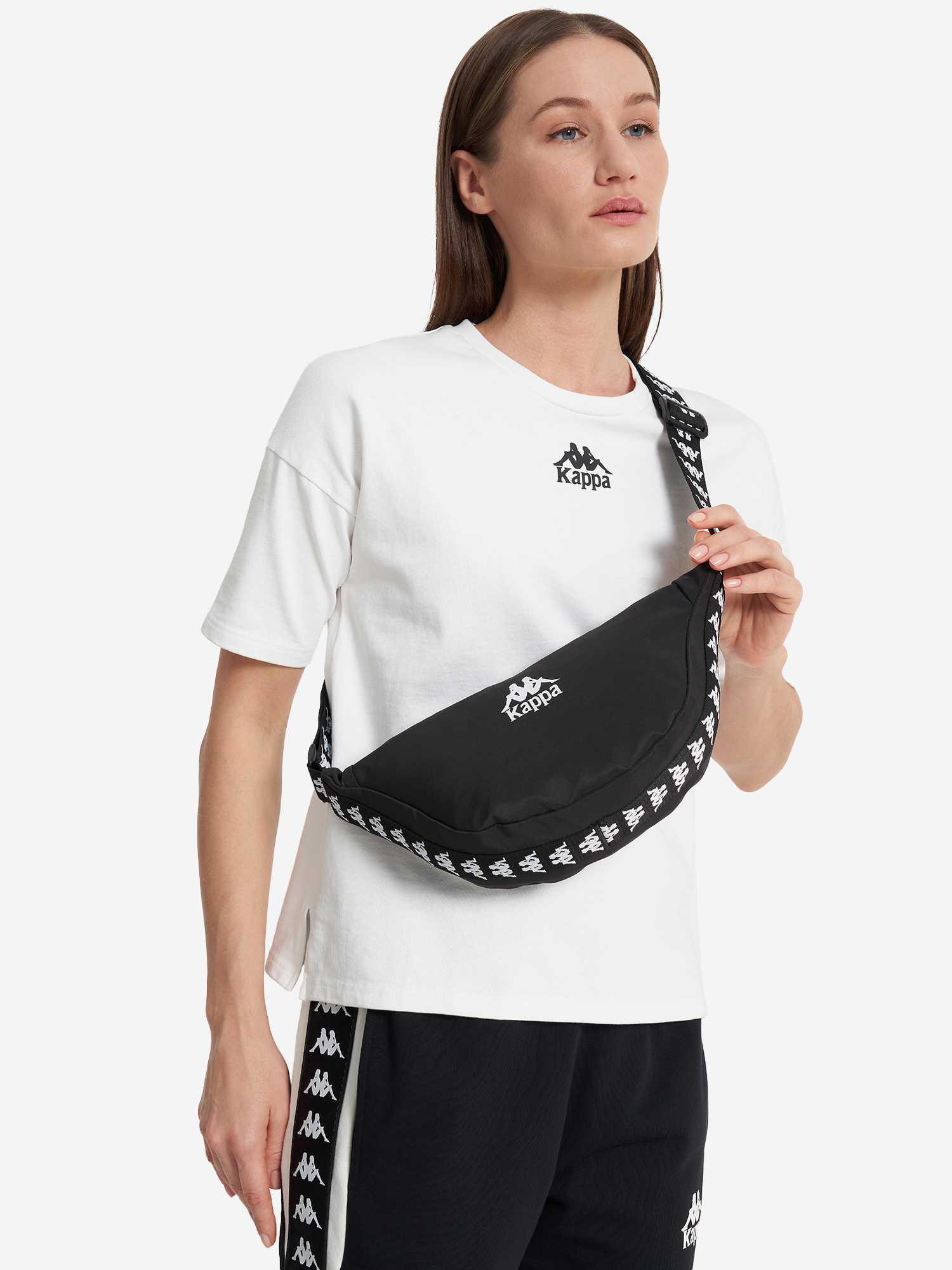 

Сумка через плечо женская Kappa, Черный