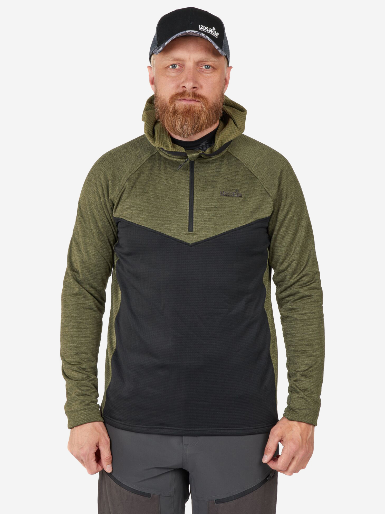 Изображение товара Толстовка флисовая Norfin TRAIL для рыбалки и охоты