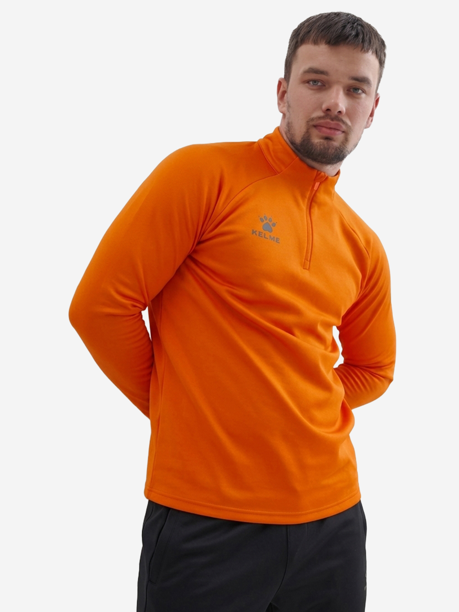 Изображение товара Олимпийка мужская KELME Pullover (fleece), Оранжевый