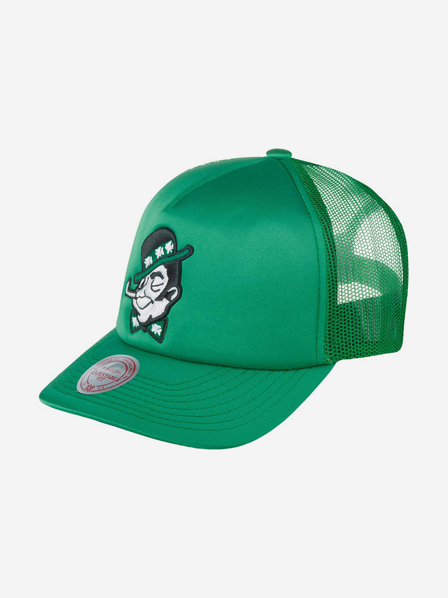 Бейсболка с сеточкой MITCHELL NESS HHSS3467-BCEYYPPPGREN Boston Celtics NBA (зеленый), Зеленый бейсболка с сеточкой goorin brothers 101 0480 зеленый зеленый