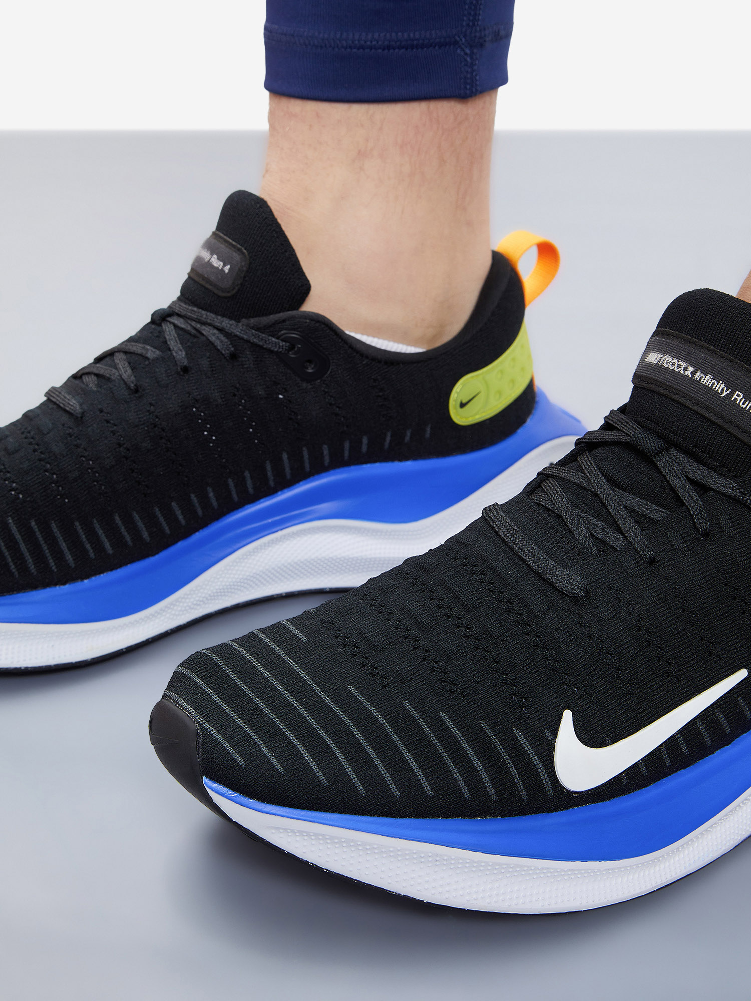 Кроссовки мужские Nike React Infinity Run Flyknit 4, Черный Вид№3